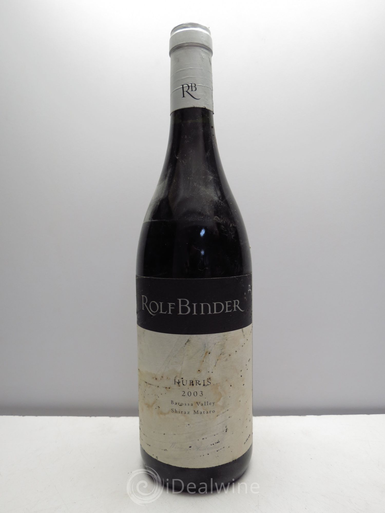 Australie Rolf Binder Hubris Shiraz 2003 - Posten von 1 Flasche - 0