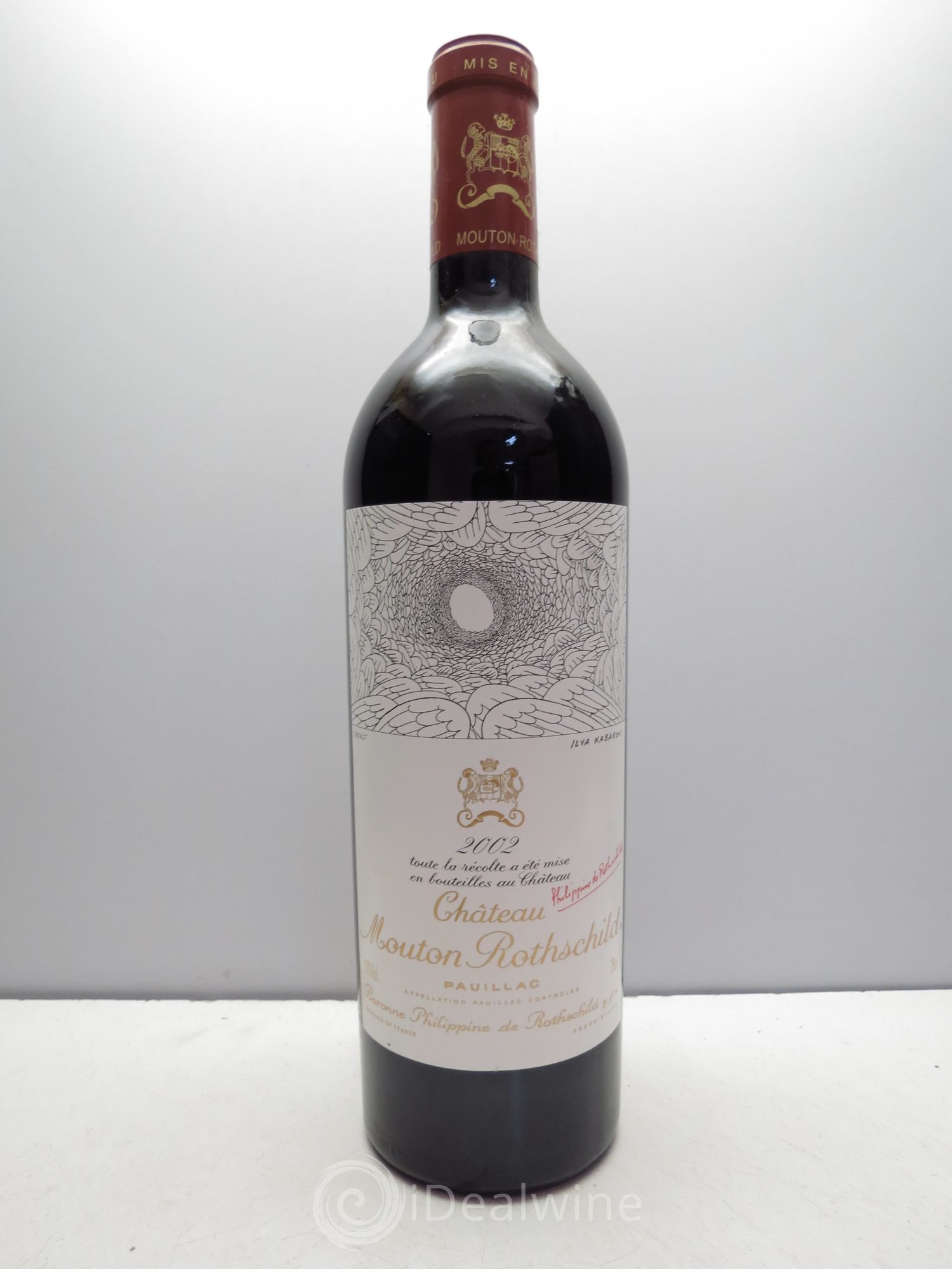 Château Mouton Rothschild 1er Grand Cru Classé 2002 - Lot de 1 bouteille - 0