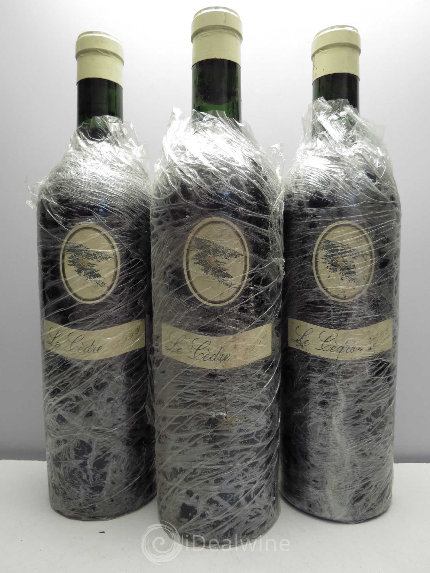 Cahors Château du Cèdre Cuvée Le Cèdre Pascal et Jean-Marc Verhaeghe 1998 - Lot de 3 bouteilles - 0