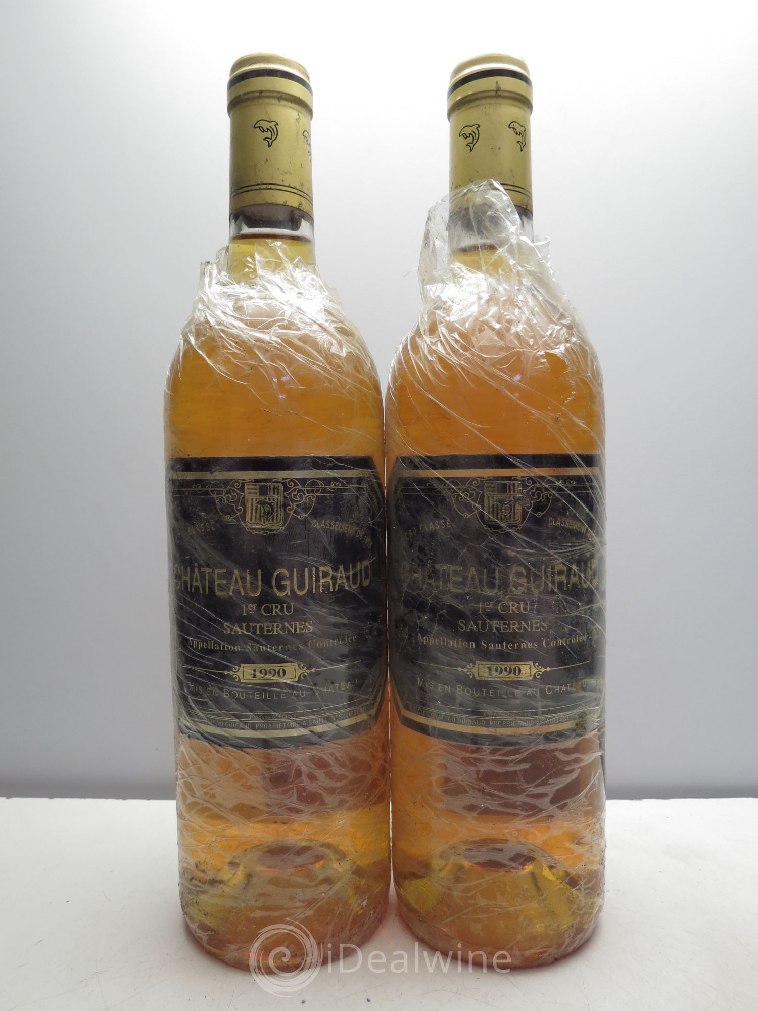 Château Guiraud 1er Grand Cru Classé 1990 - Lotto di 2 bottiglie - 0