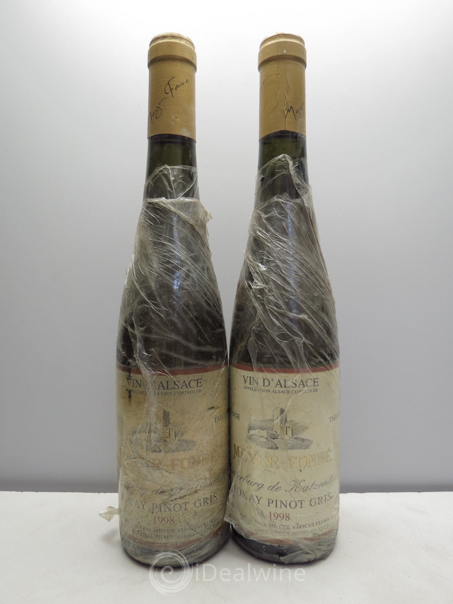 Pinot Gris (Tokay) Vendanges Tardives 1998 - Lotto di 2 bottiglie - 0