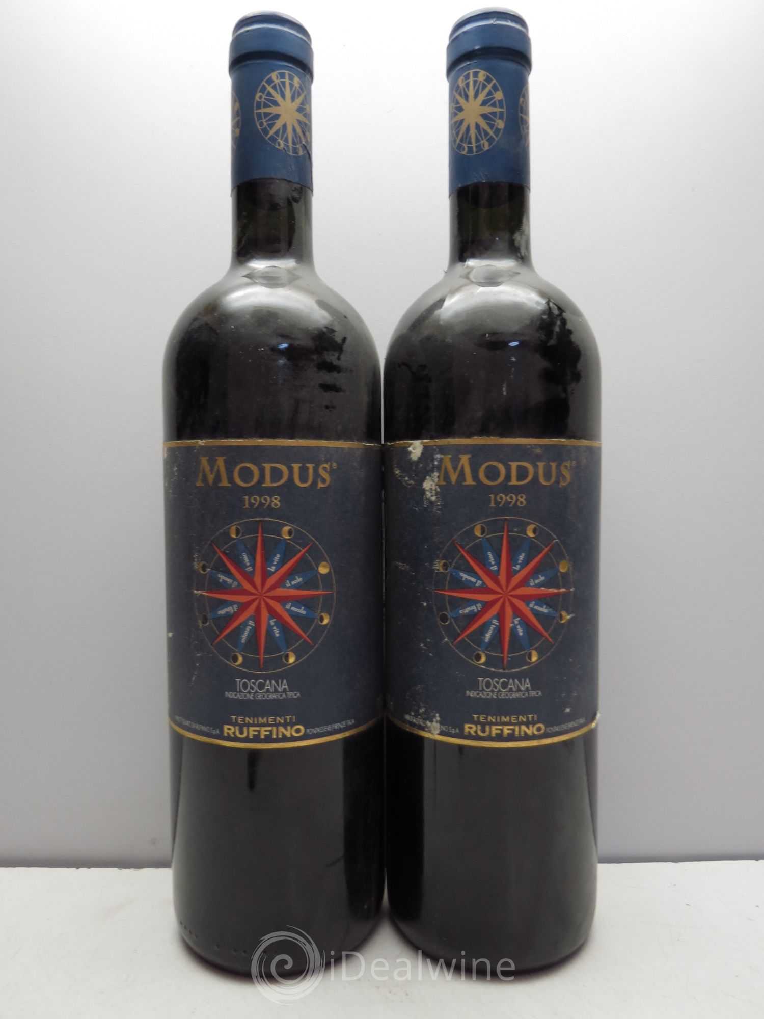 Toscana IGT Ruffino Modus IGT 1998 - Lot de 2 bouteilles - 0