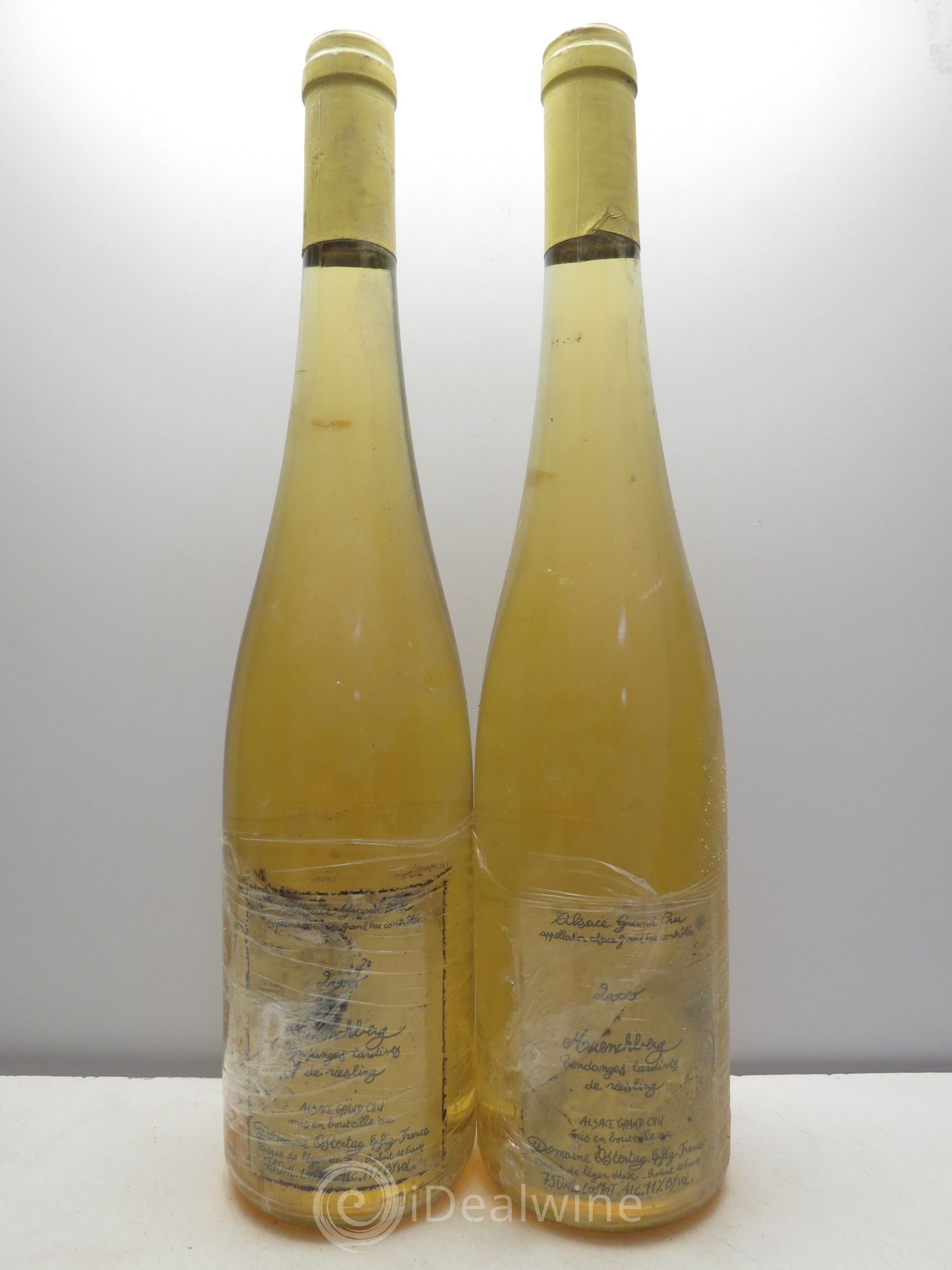 Alsace Riesling Grand Cru Muenchberg Ostertag (Domaine) Vendanges Tardives 2000 - Lot de 2 bouteilles - 0