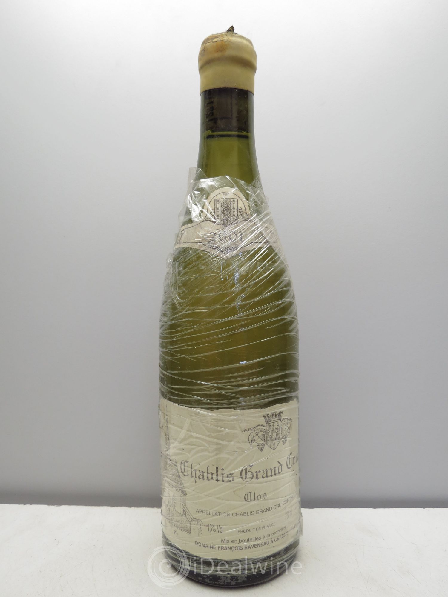 Chablis Grand Cru Clos Raveneau (Domaine) 2001 - Lot de 1 bouteille - 0