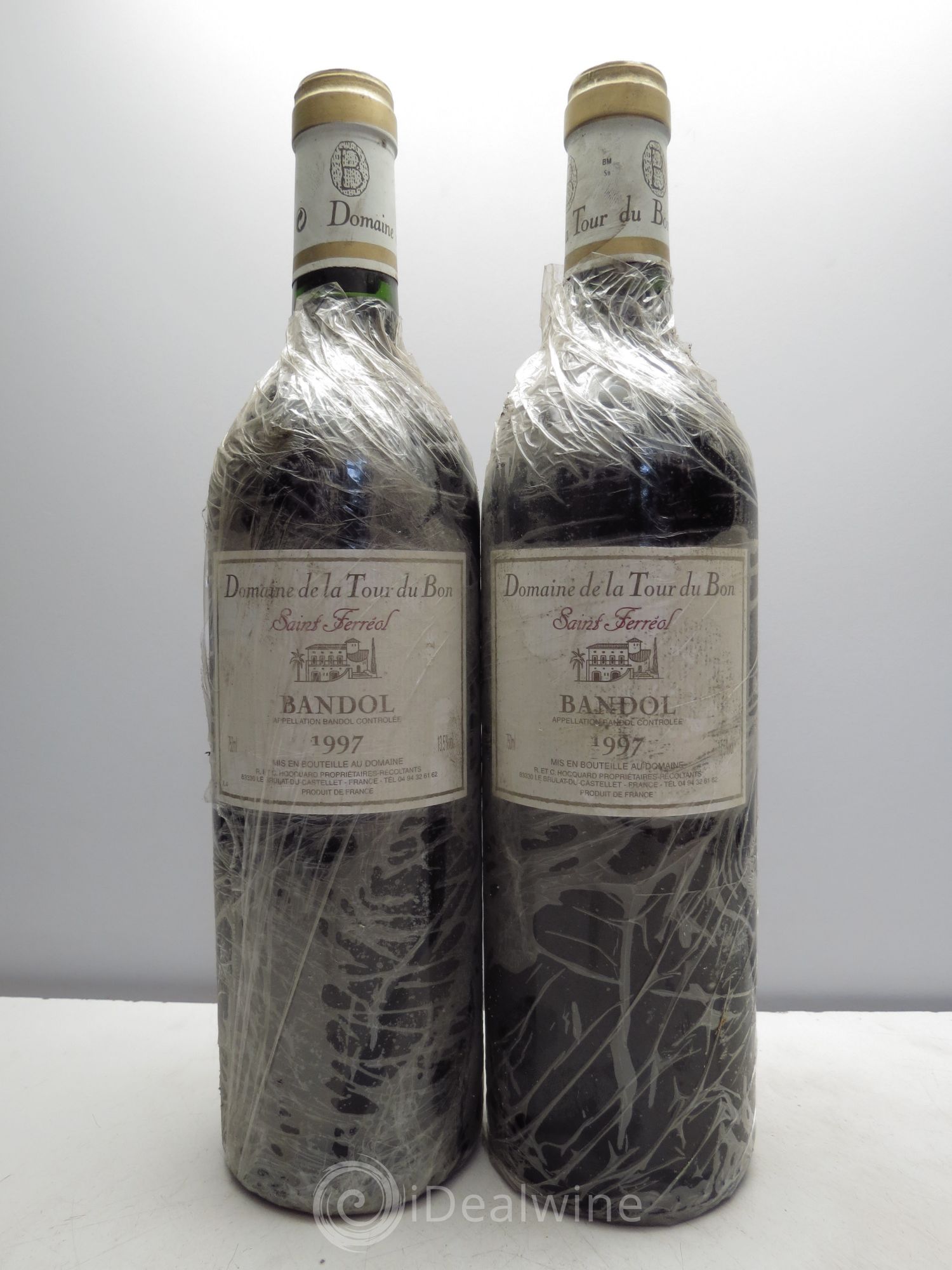 Bandol La Tour du Bon Saint Ferréol Agnès Henry 1997 - Lot de 2 bouteilles - 0