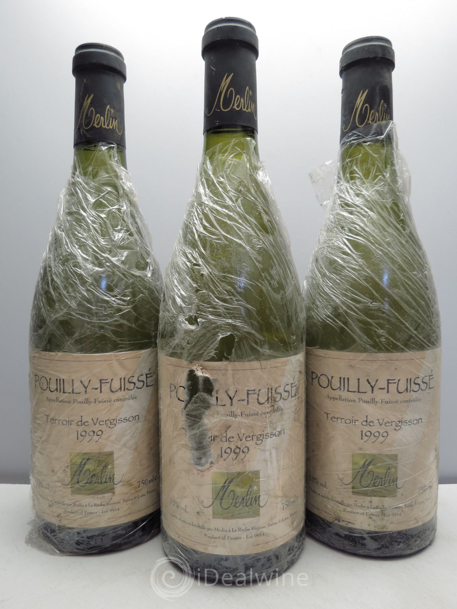 Pouilly-Fuissé O.Merlin 1999 - Posten von 3 Flaschen - 0