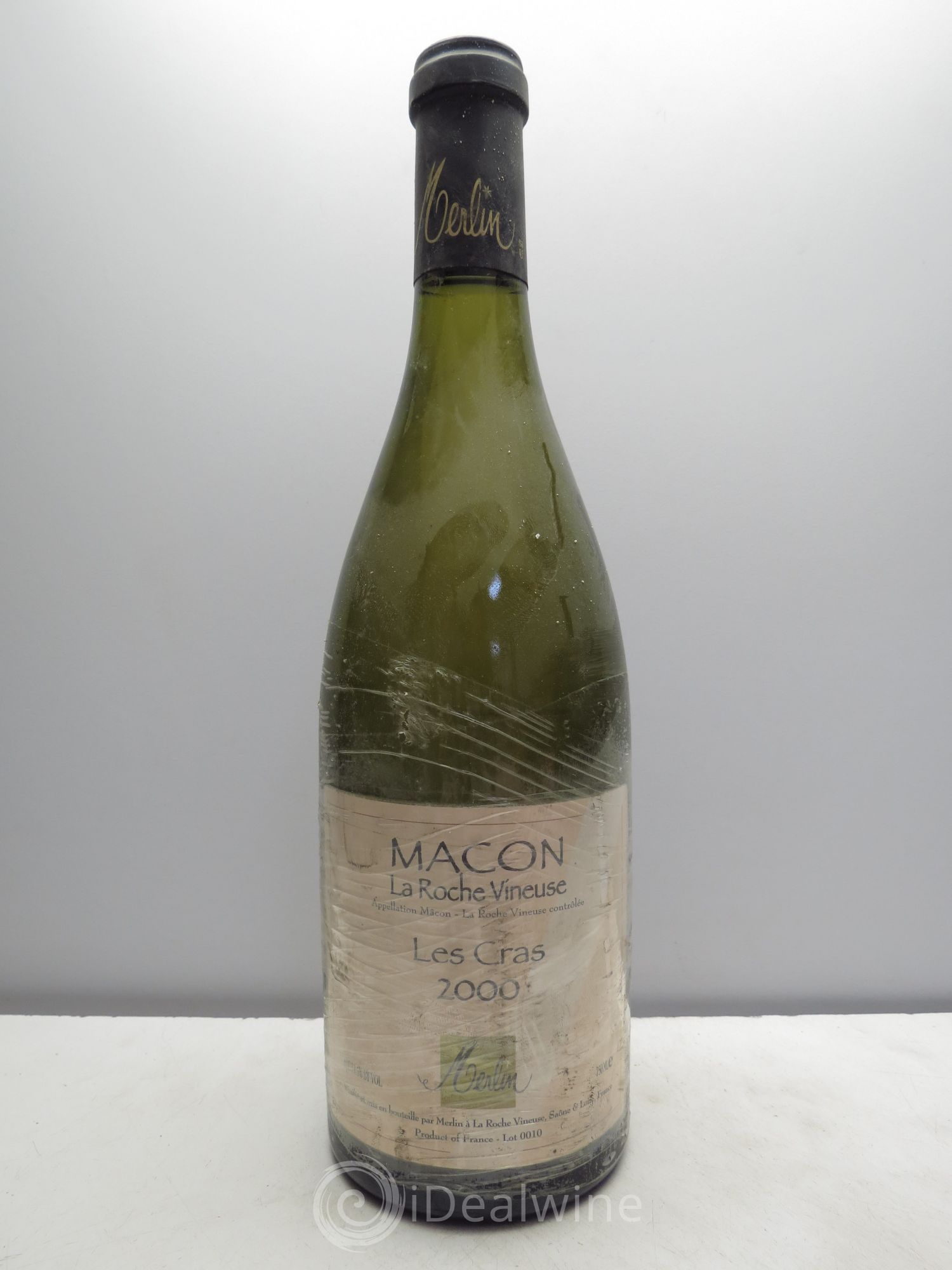Mâcon La Roche Vineuse Les Cras O.Merlin 2000 - Posten von 1 Flasche - 0