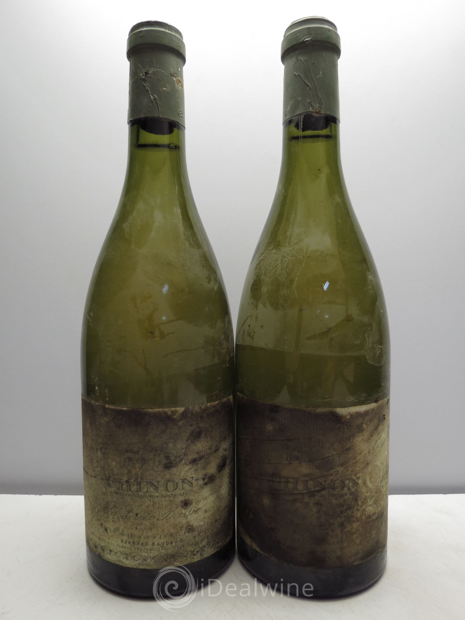 Chinon La Croix Boissée B.Baudry 1997 - Posten von 2 Flaschen - 0