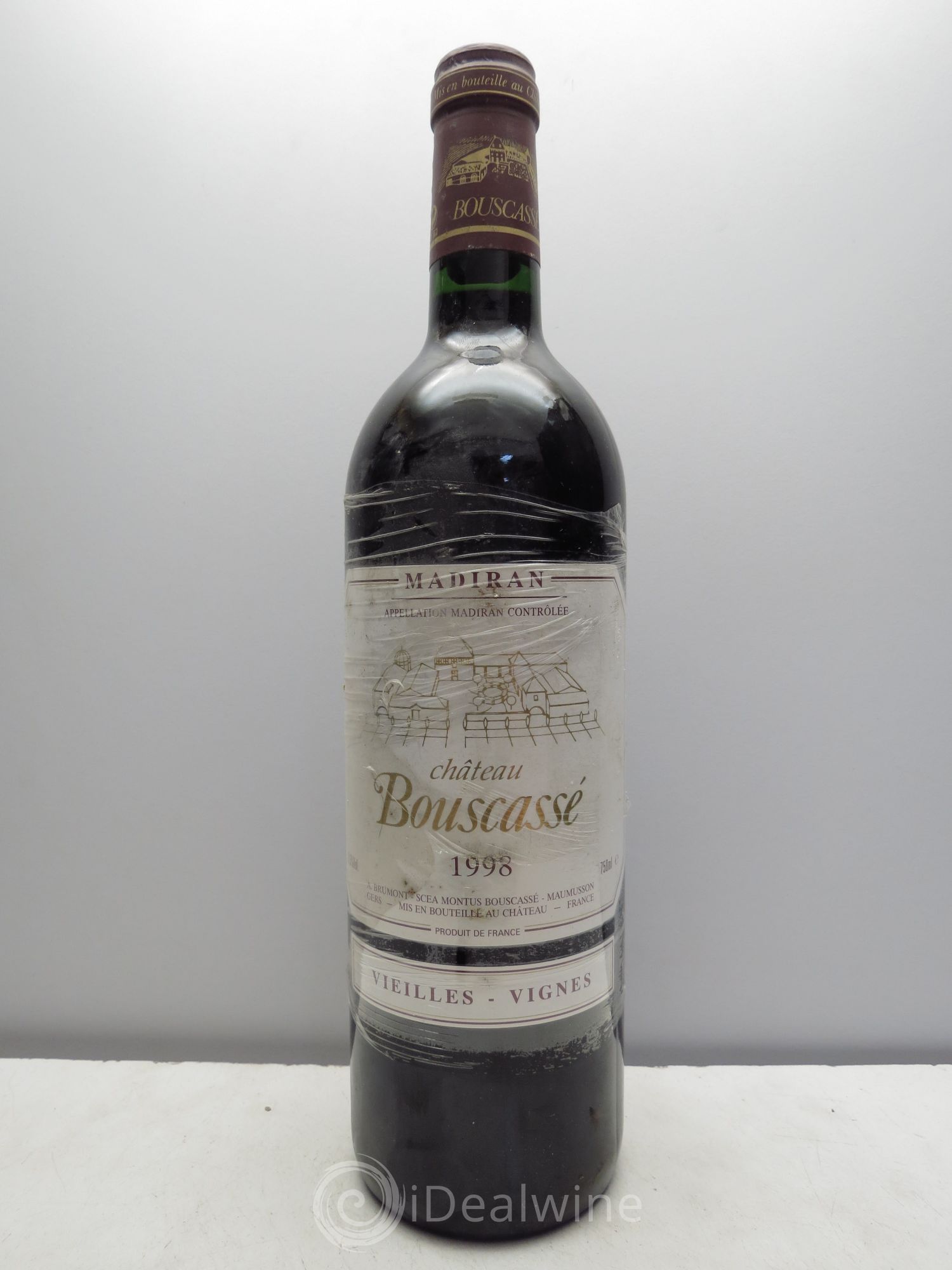 Madiran Vieilles Vignes Château Bouscassé - Alain Brumont 1998 - Lot de 1 bouteille - 0