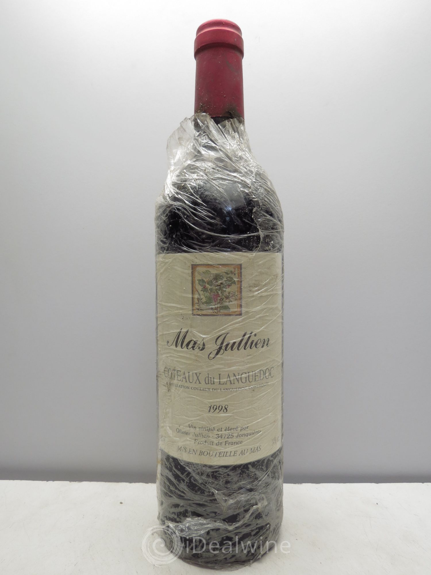 Terrasses du Larzac Mas Jullien Olivier Jullien 1998 - Lot de 1 bouteille - 0