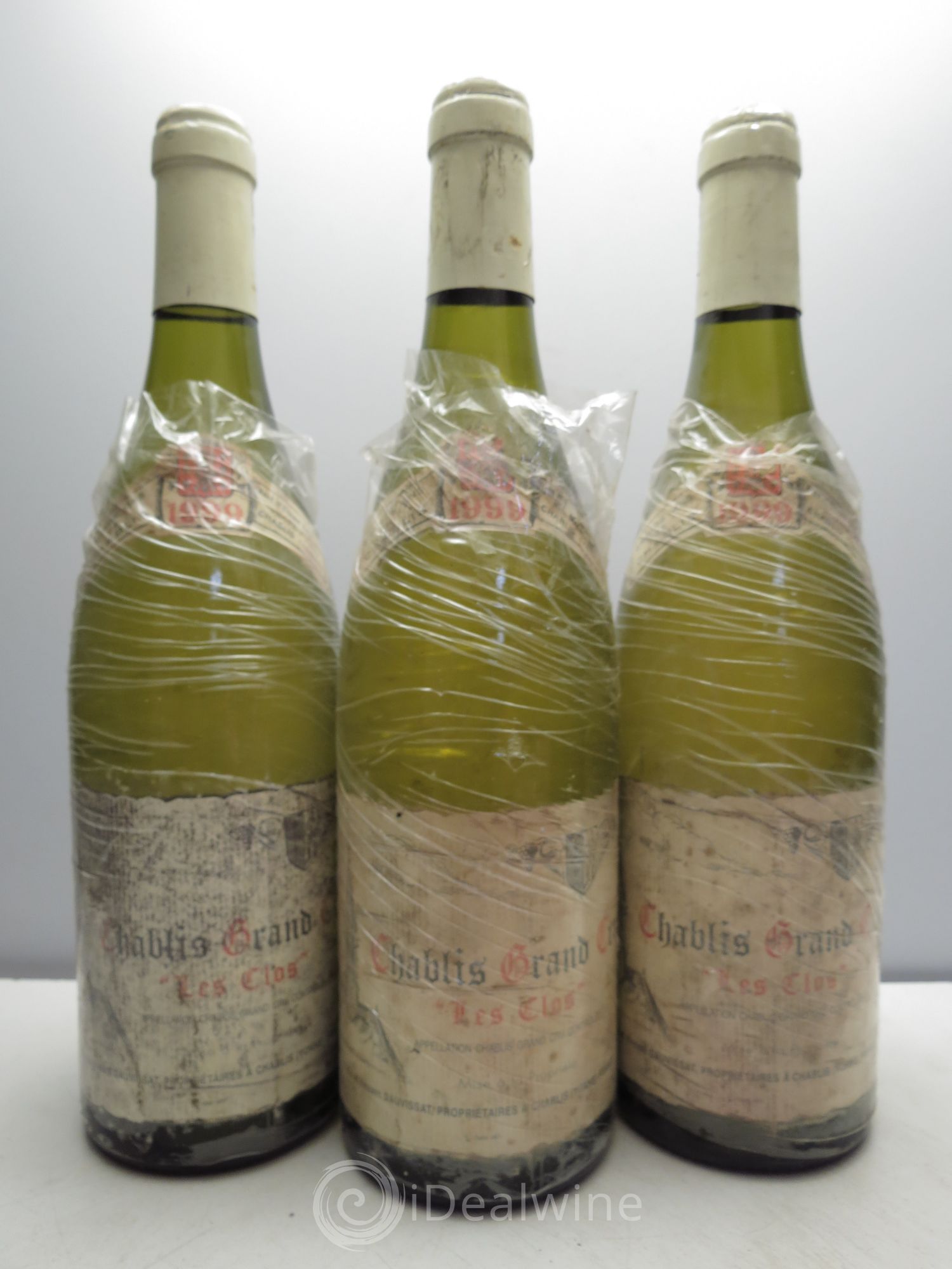 Chablis Grand Cru Les Clos Vincent Dauvissat (Domaine) 1999 - Lot de 3 bouteilles - 0