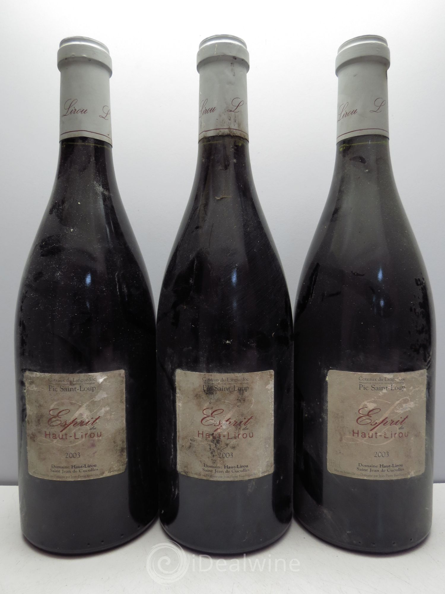 Coteaux du Languedoc Pic Saint Loup Esprit du Haut Lirou 2003 - Posten von 3 Flaschen - 0