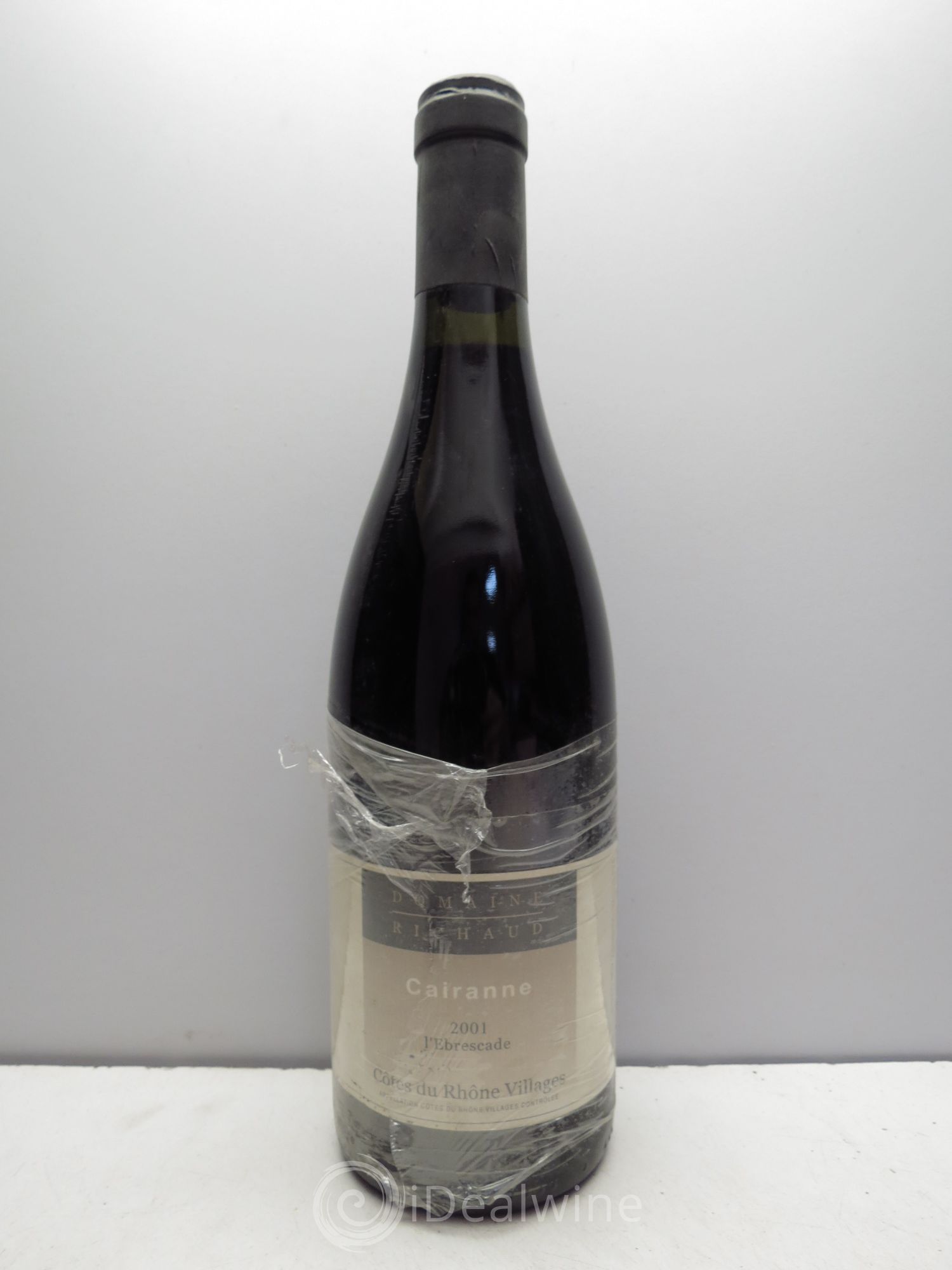 Côtes-du-Rhône-Villages Cairanne Domaine Richaud Cuvée L'Ebrescade 2001 - Posten von 1 Flasche - 0