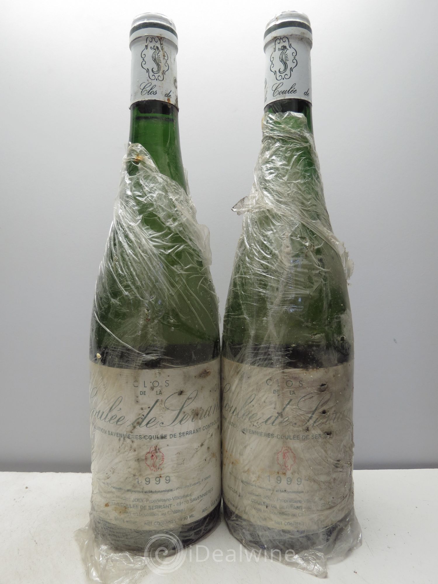 Savennières Clos de la Coulée de Serrant Vignobles de la Coulée de Serrant - Nicolas Joly 1999 - Lot de 2 bouteilles - 0