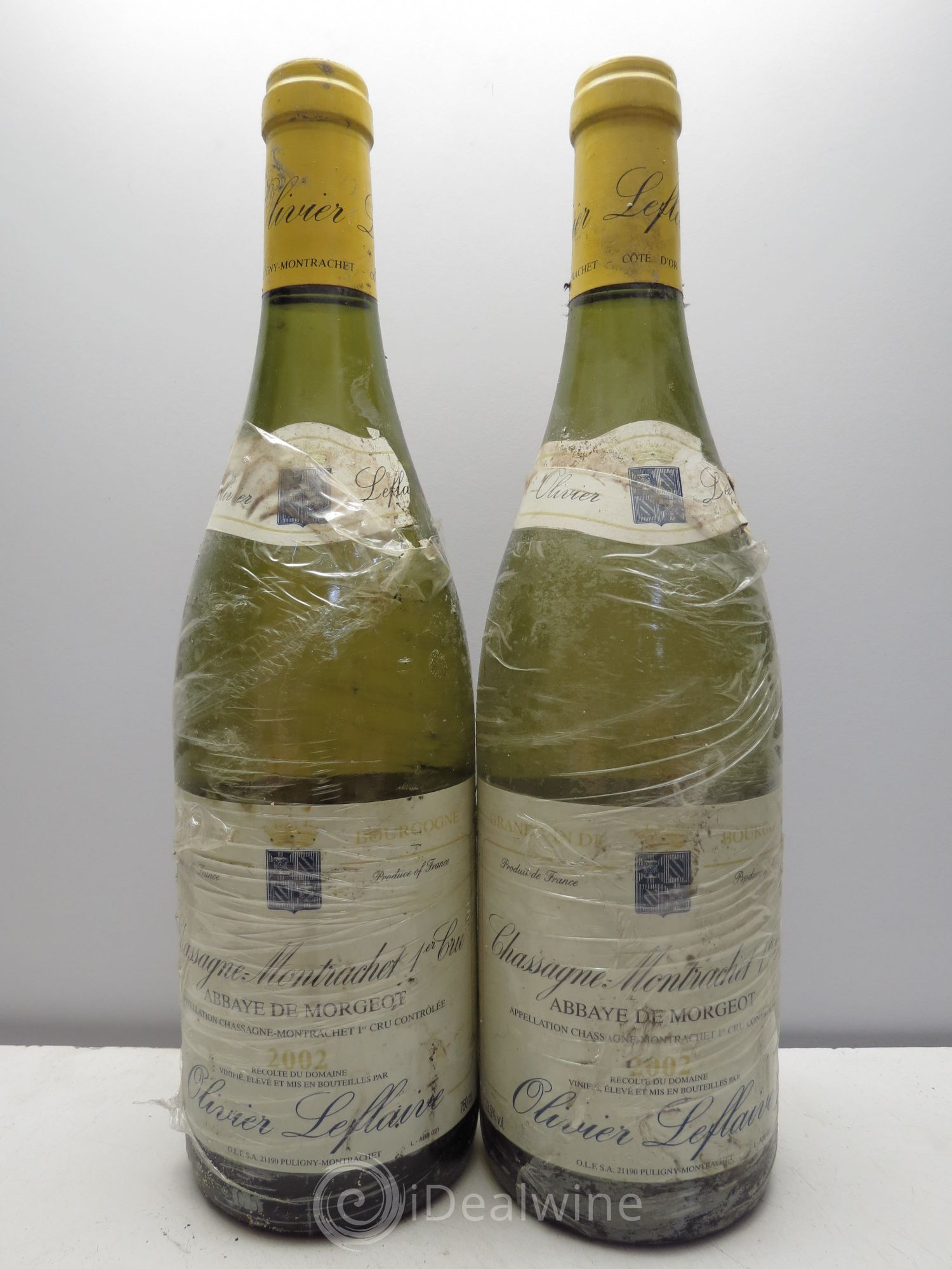 Chassagne-Montrachet 1er Cru Abbaye de Morgeot 2002 - Posten von 2 Flaschen - 0