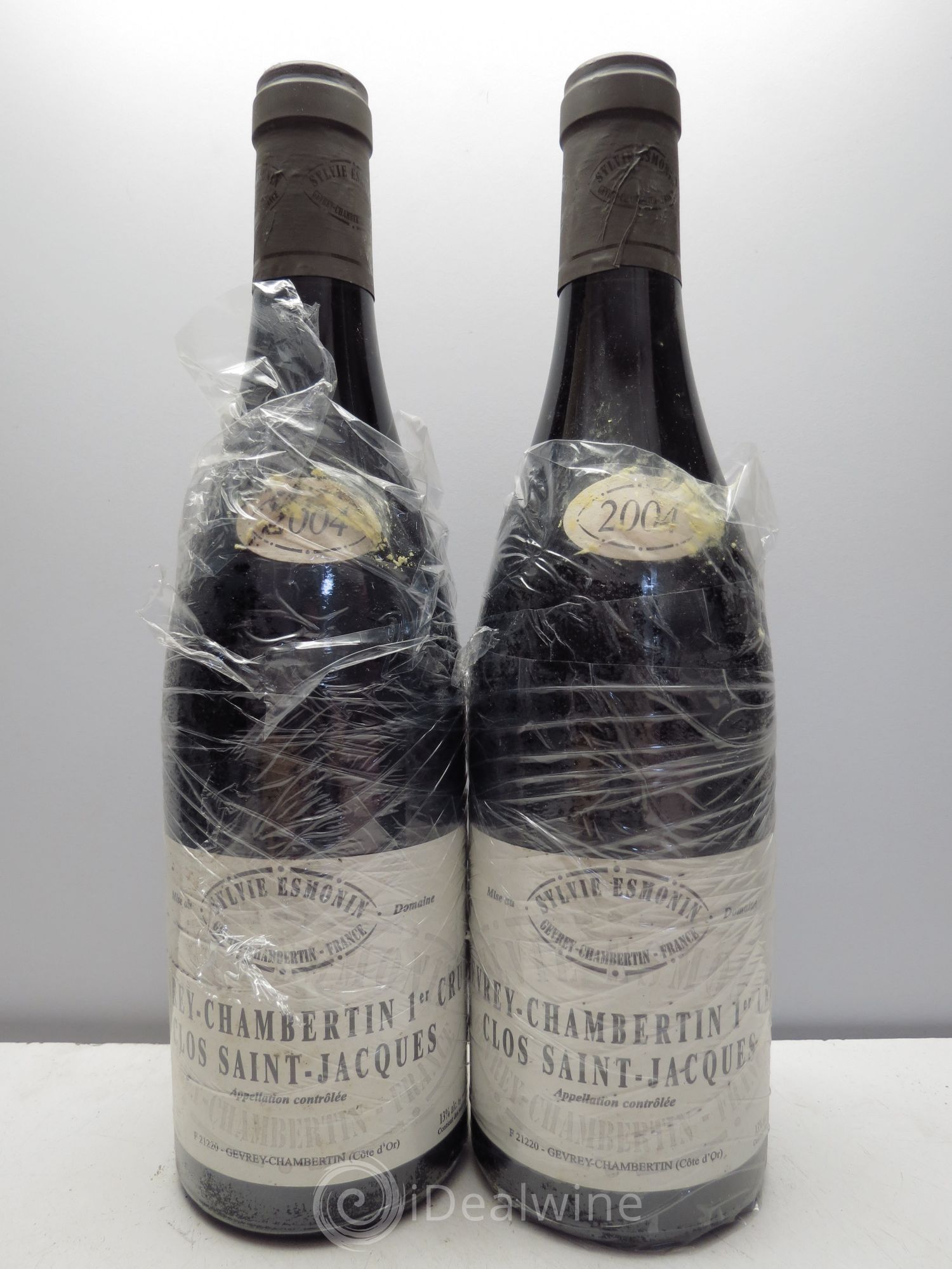 Gevrey-Chambertin 1er Cru Clos Saint Jacques Sylvie Esmonin 2004 - Lot de 2 bouteilles - 0