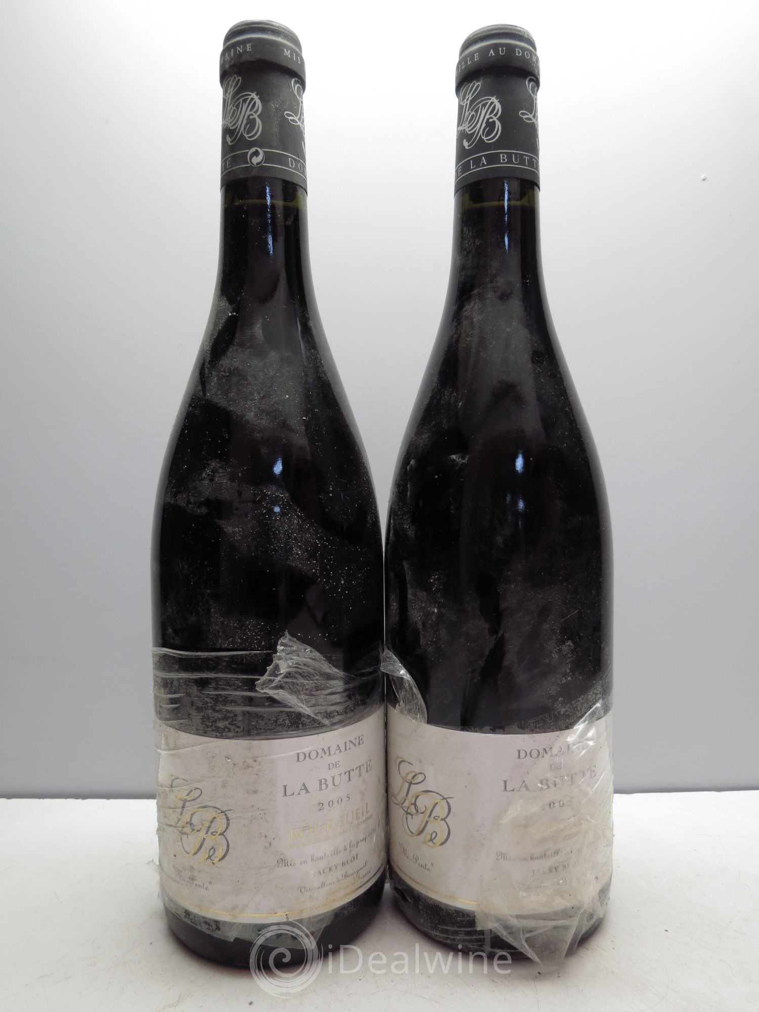 Bourgueil Mi-Pente Domaine de La Butte - Jacky Blot 2005 - Lot de 2 bouteilles - 0