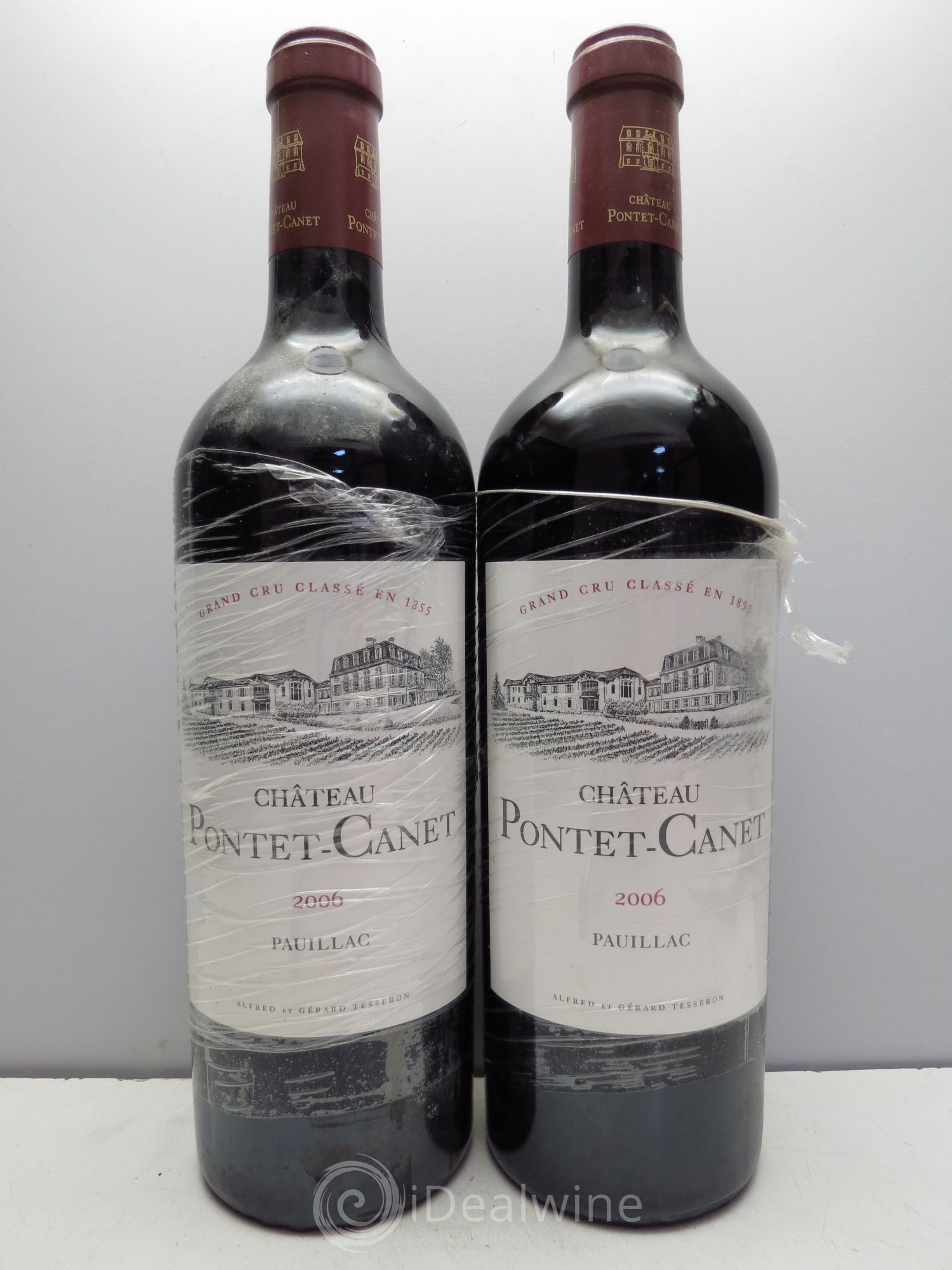 Château Pontet Canet 5ème Grand Cru Classé 2006 - Lot de 2 bouteilles - 0