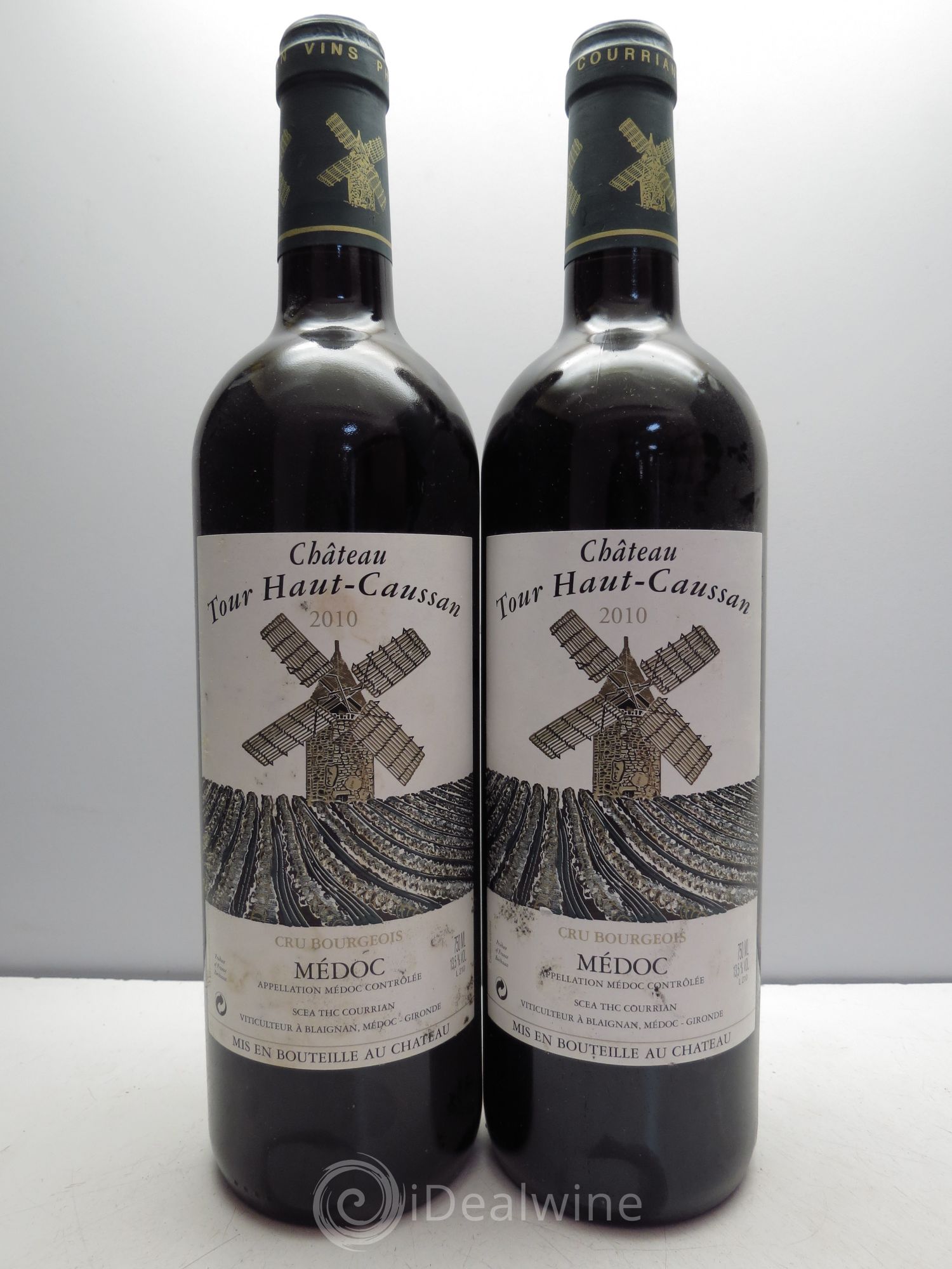 Château Tour Haut-Caussan Cru Bourgeois 2010 - Lot de 2 bouteilles - 0