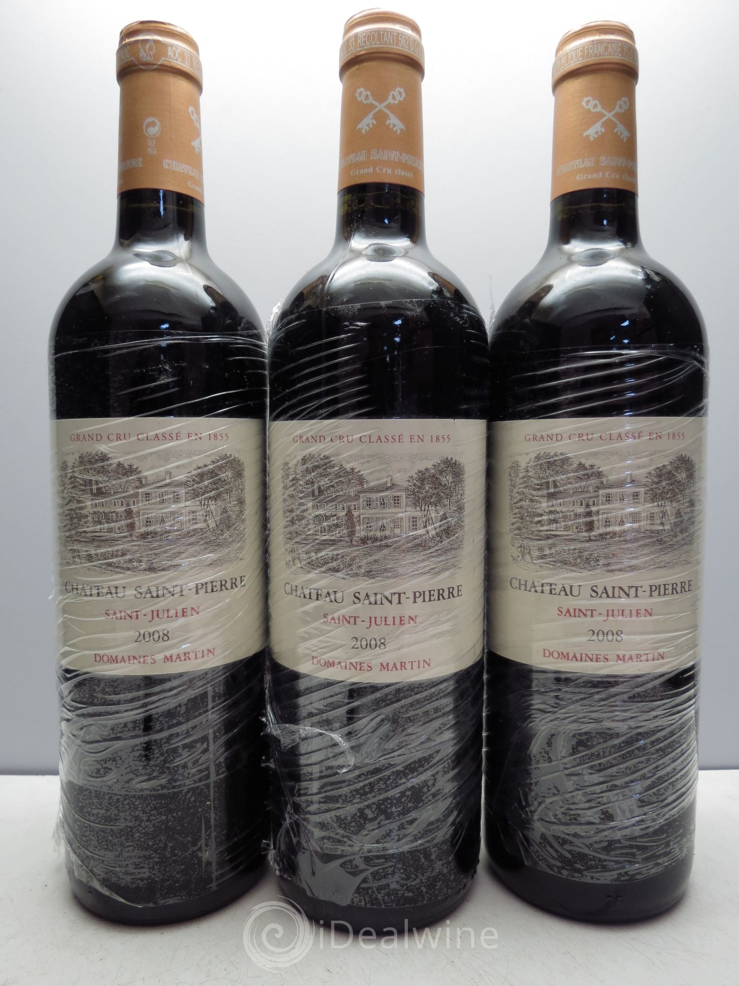 Château Saint-Pierre 2008 - Lot de 3 bouteilles - 0
