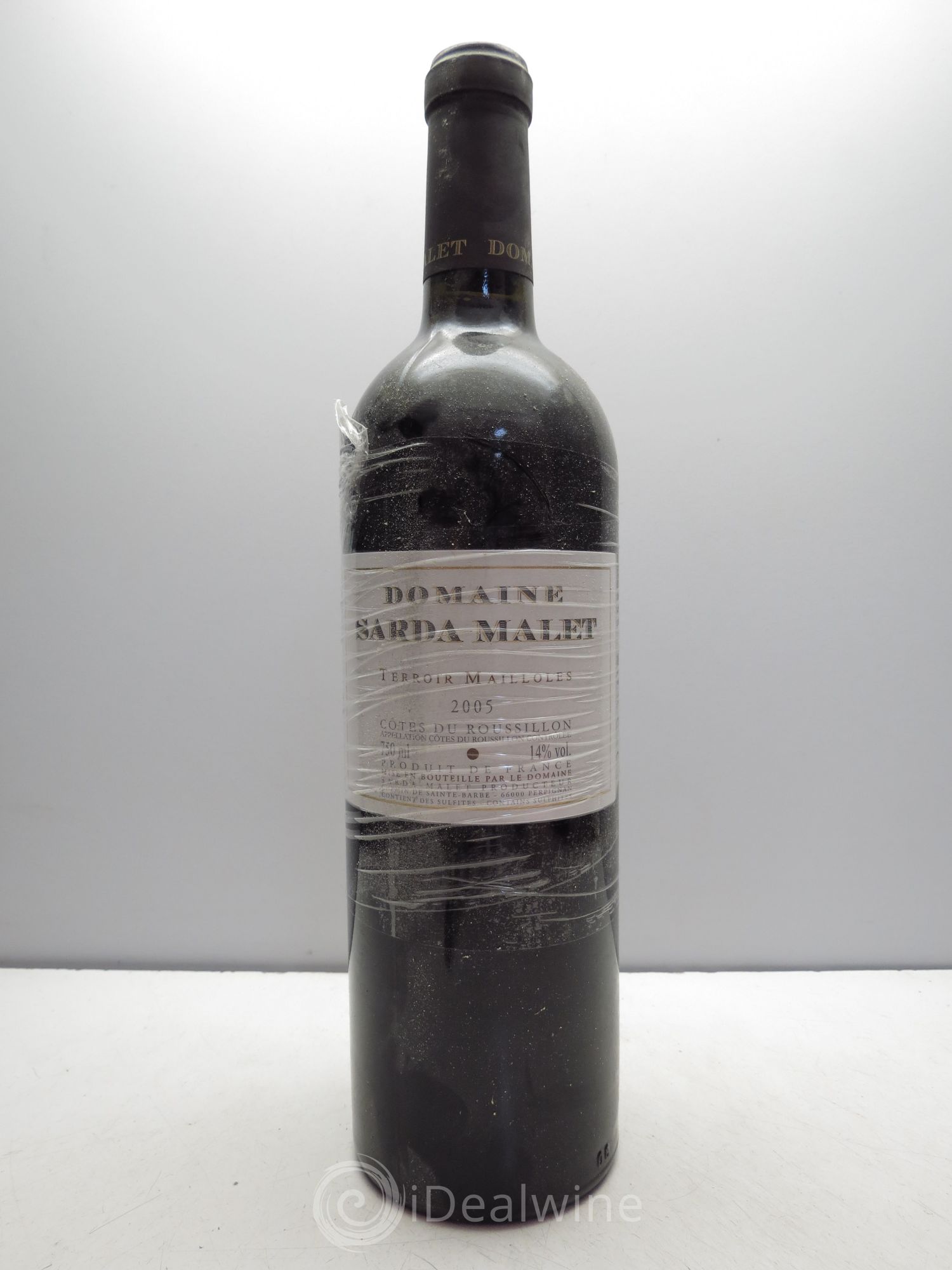 Côtes du Roussillon Domaine Sarda-Malet Terroir de Mailloles Jérôme Malet 2005 - Lot de 6 bouteilles - 0