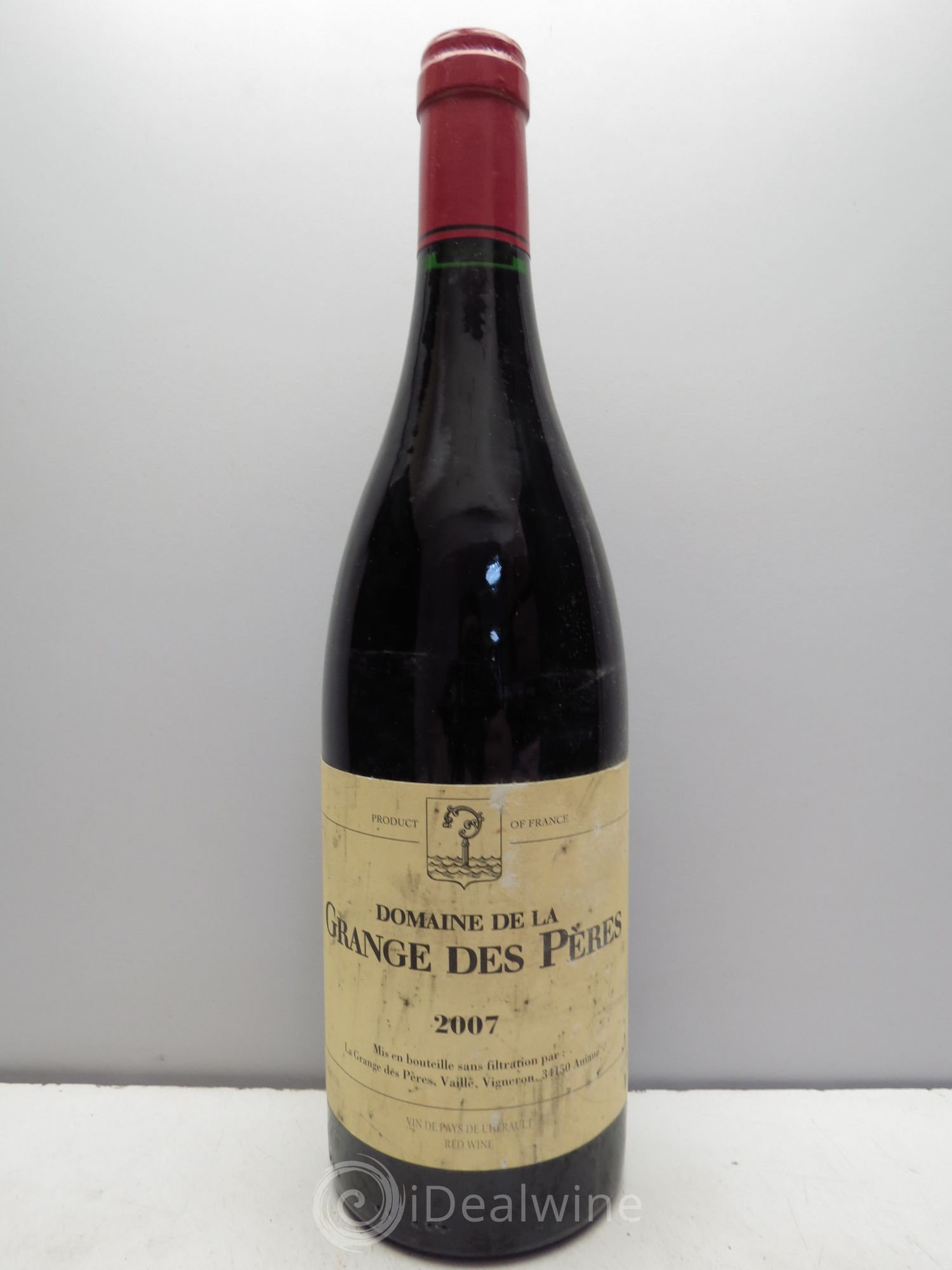 Pays d'Hérault Grange des Pères Laurent Vaillé 2007 - Lot de 1 bouteille - 0