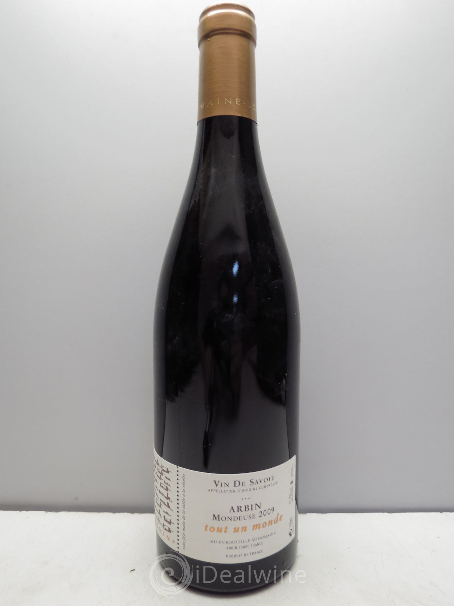 Vin de Savoie Arbin Mondeuse Louis Magnin Tout un monde 2009 - Lot de 1 bouteille - 0