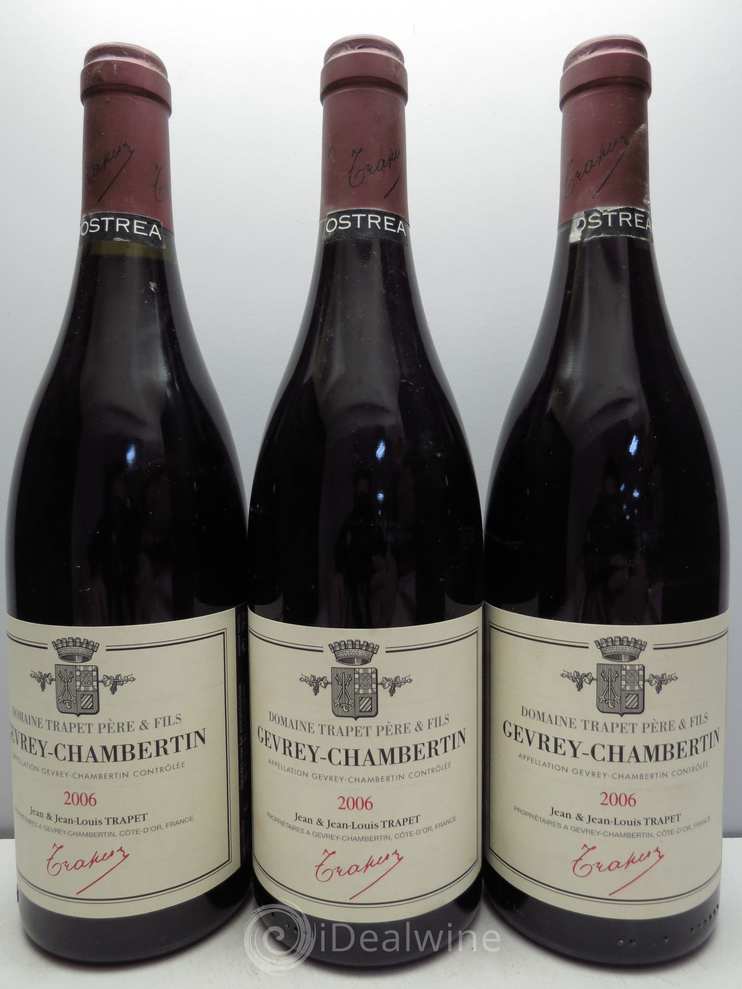 Gevrey-Chambertin Ostrea Domaine Trapet 2006 - Lot de 3 bouteilles - 0