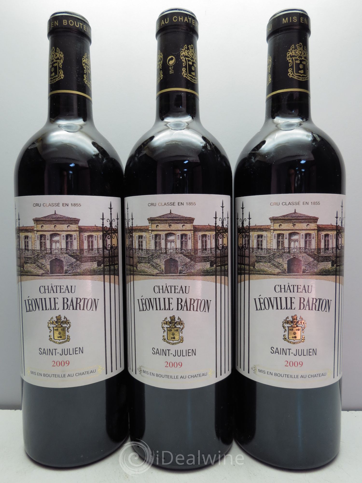 Château Léoville Barton 2ème Grand Cru Classé 2009 - Lot de 3 bouteilles - 0