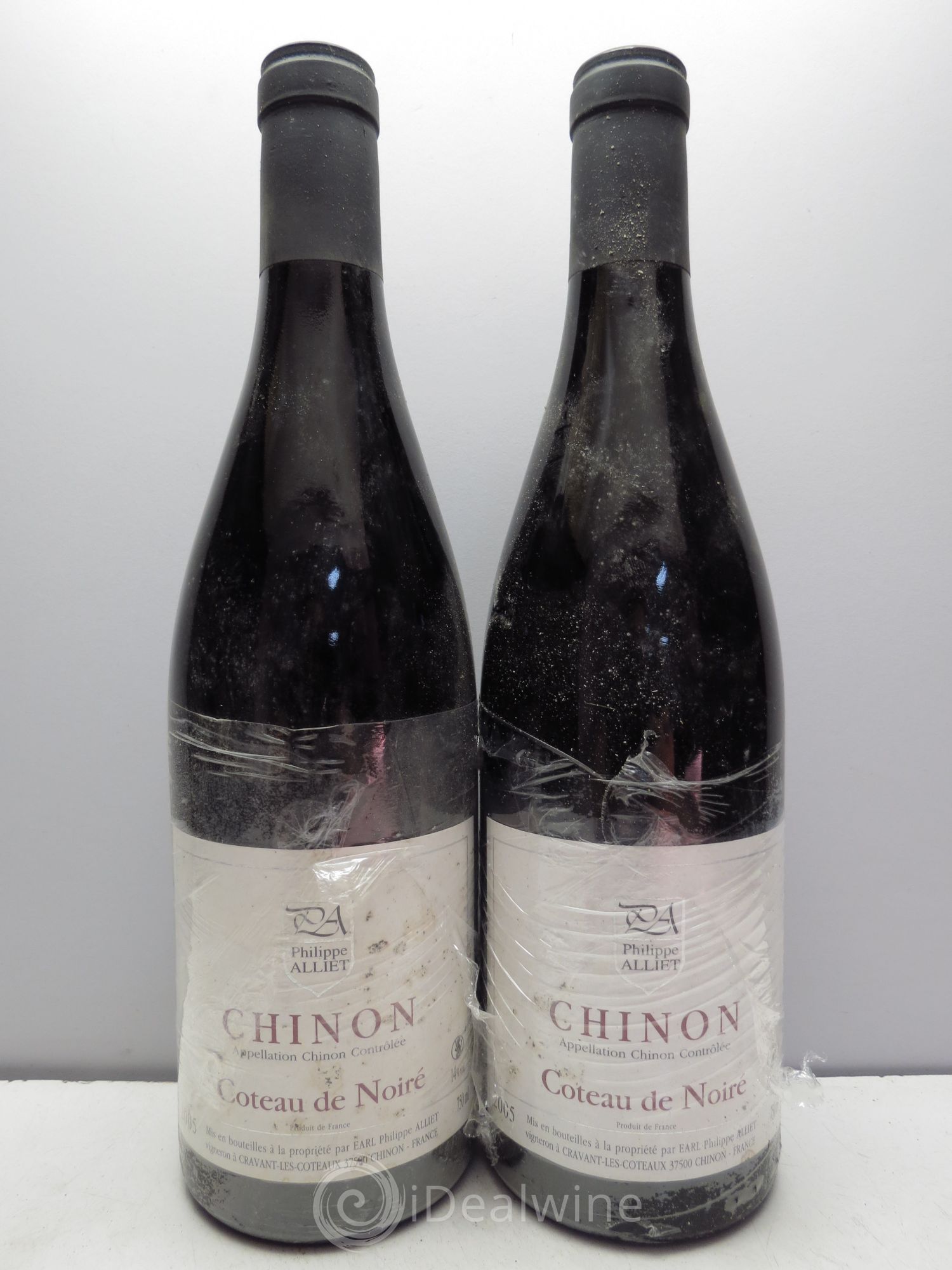 Chinon Coteau de Noiré Philippe Alliet 2005 - Lot de 2 bouteilles - 0