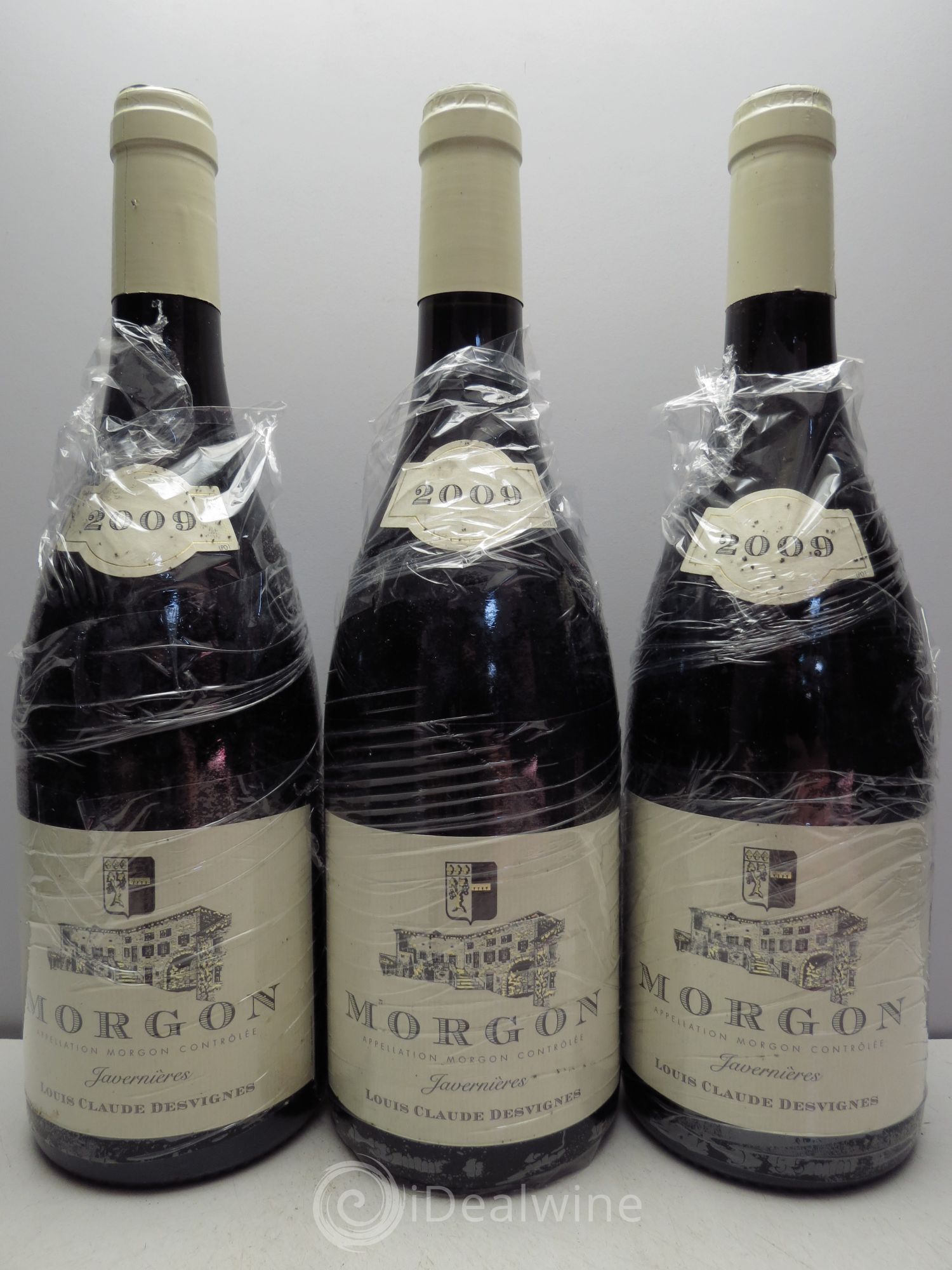 Morgon Louis Claude Desvignes Javernières 2009 - Posten von 3 Flaschen - 0