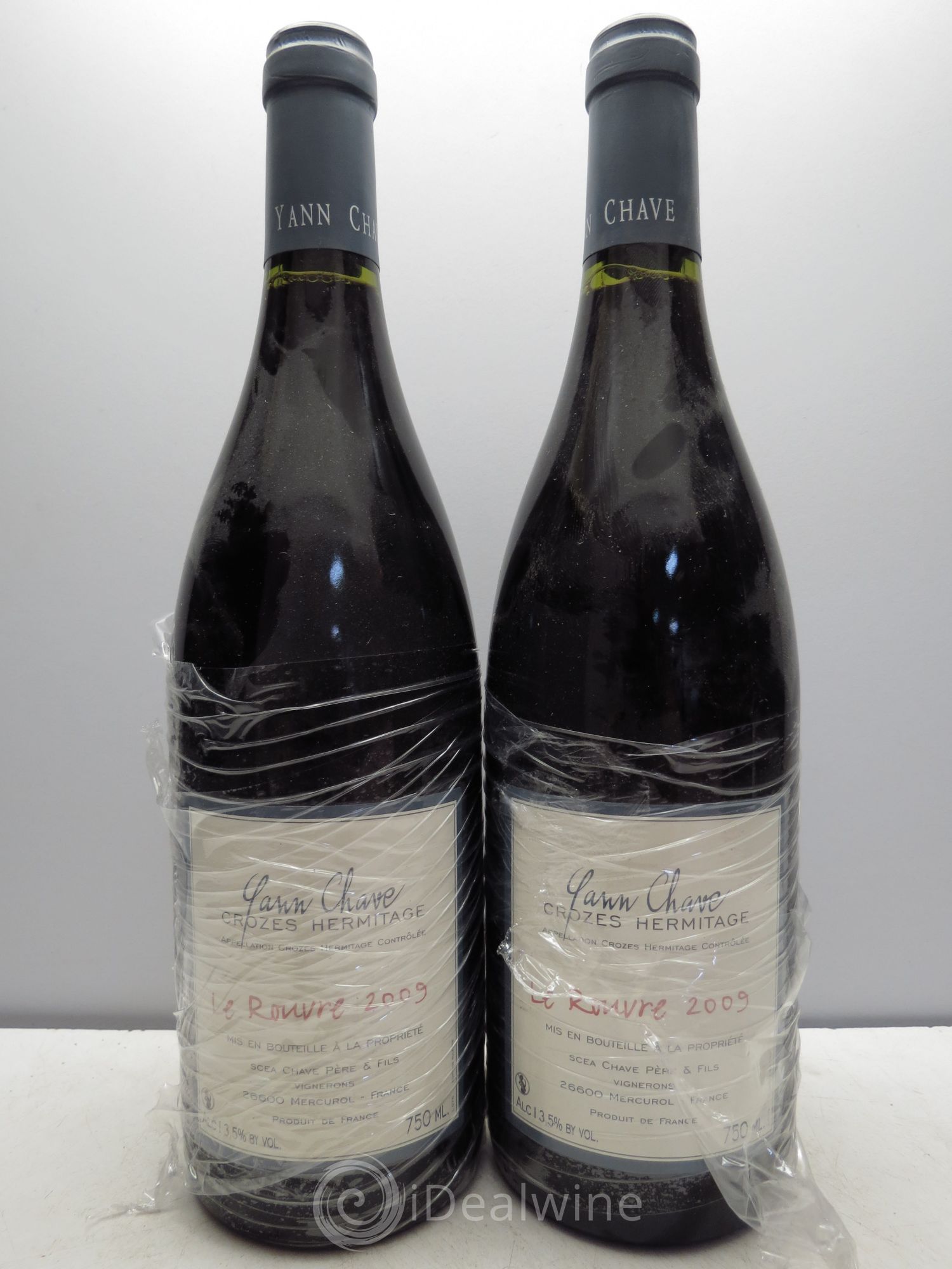 Crozes-Hermitage Le Rouvre - Yann Chave 2009 - Lot de 2 bouteilles - 0