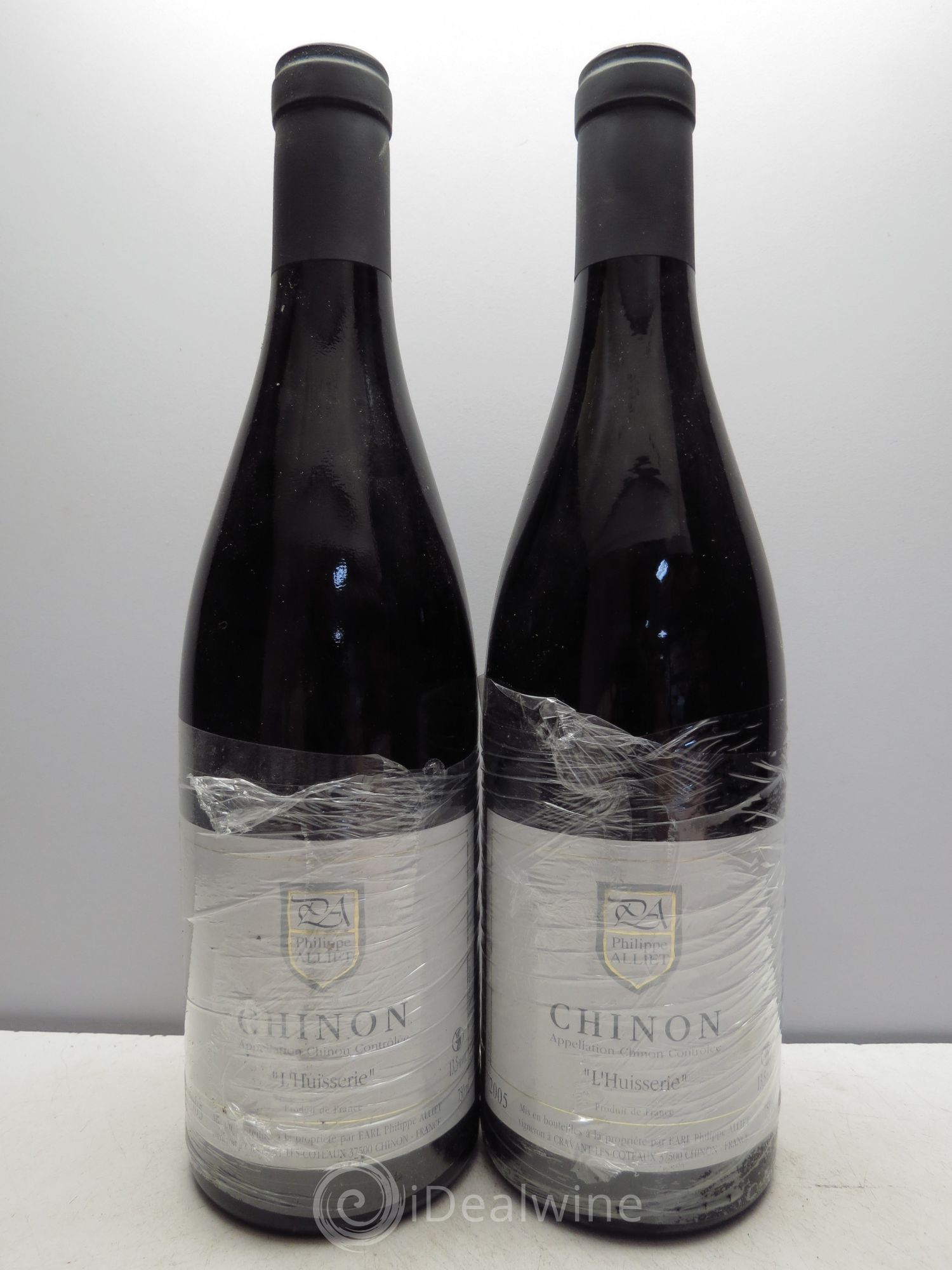 Chinon L'Huisserie Philippe Alliet 2005 - Lot de 2 bouteilles - 0