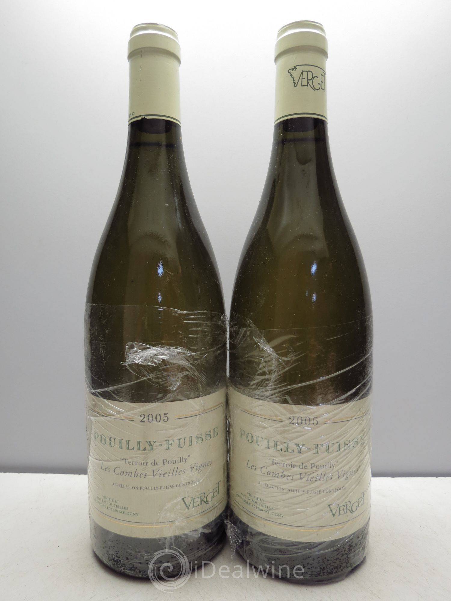 Pouilly-Fuissé Les Combes Vieilles Vignes Domaine Verget 2005 - Posten von 2 Flaschen - 0
