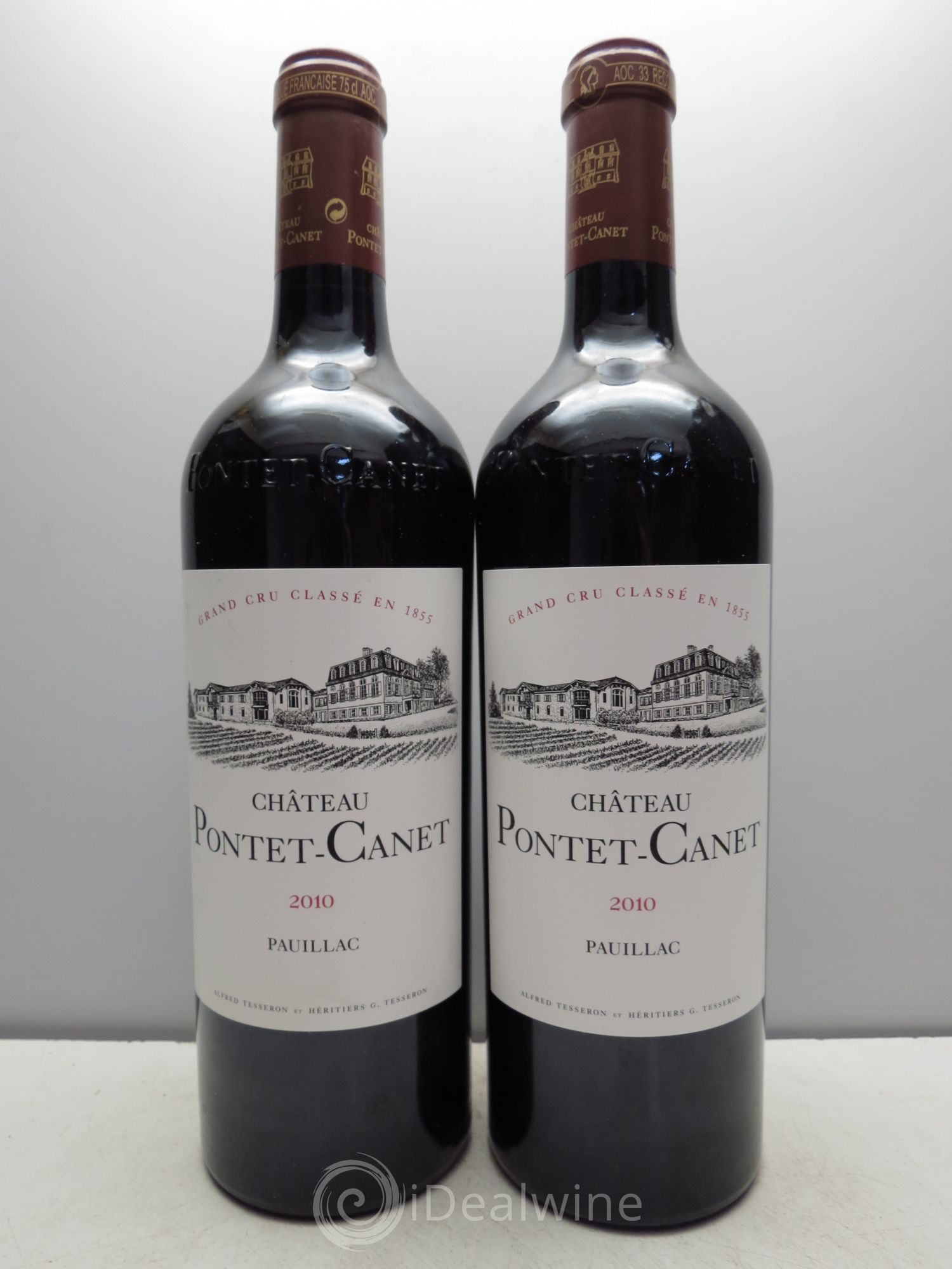 Château Pontet Canet 5ème Grand Cru Classé 2010 - Lot de 2 bouteilles - 0