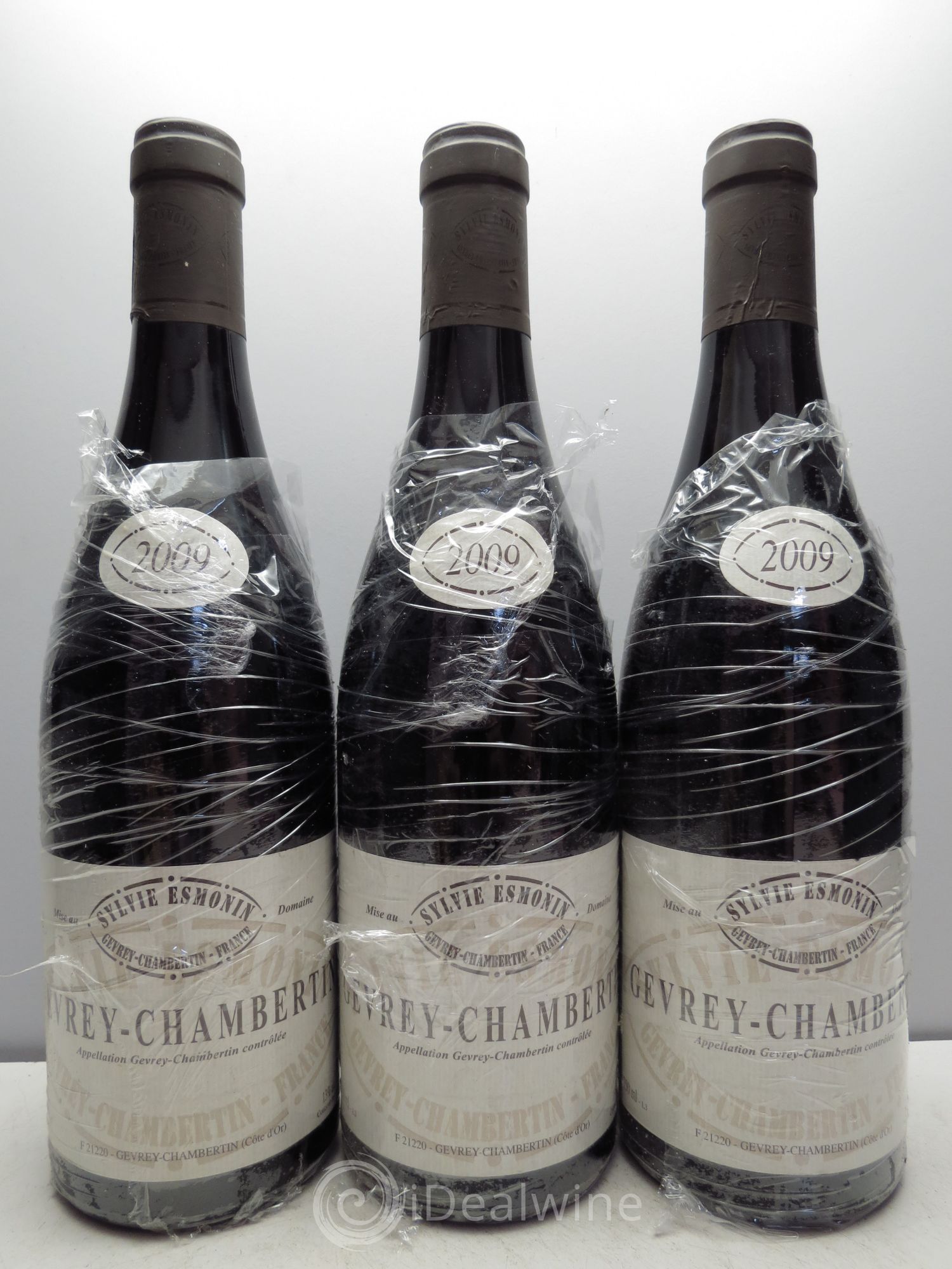 Gevrey-Chambertin S.Esmonin 2009 - Lot de 3 bouteilles - 0
