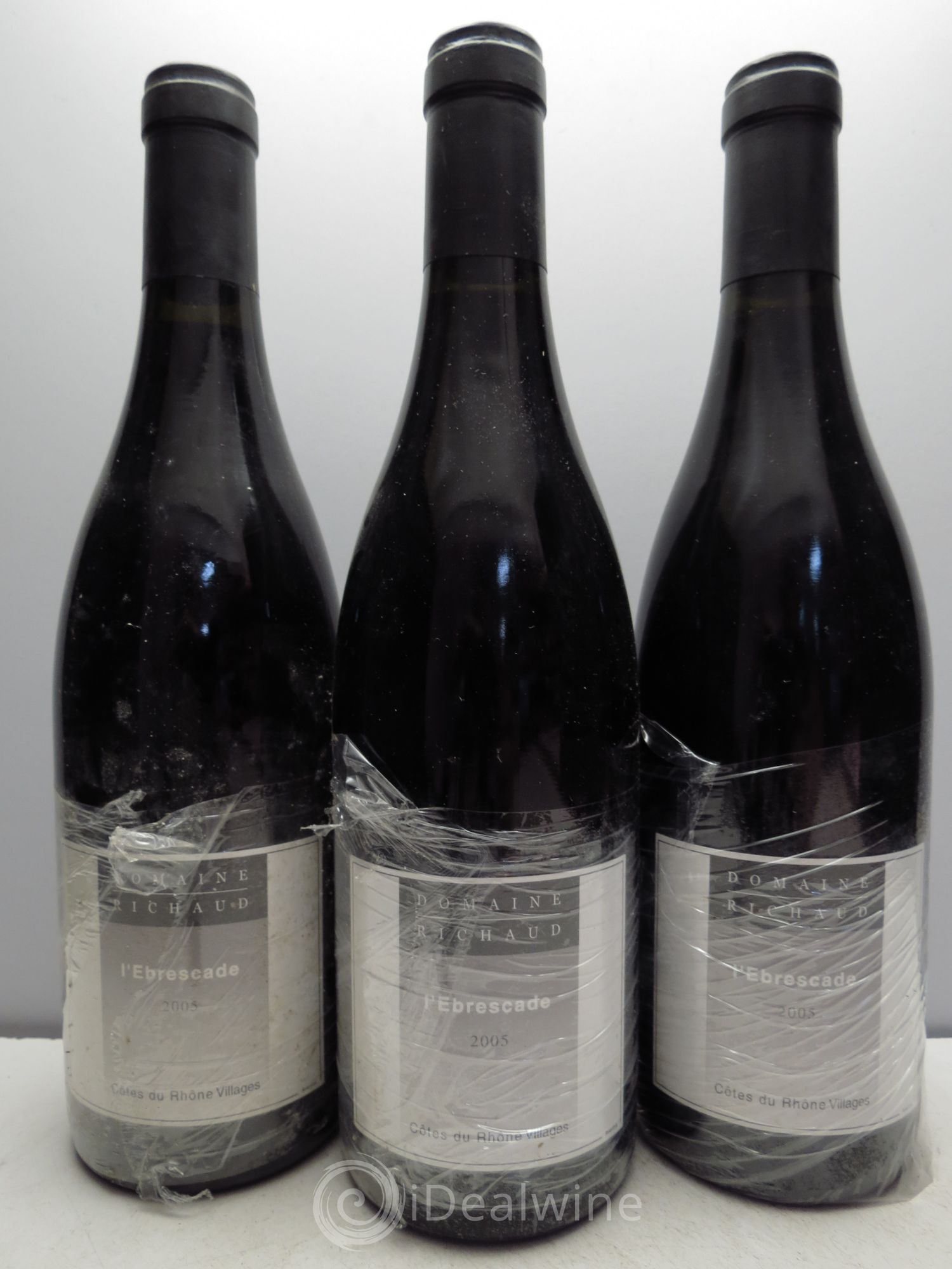 Côtes-du-Rhône Domaine Richaud Cairanne L'Ebrescade 2005 - Posten von 3 Flaschen - 0