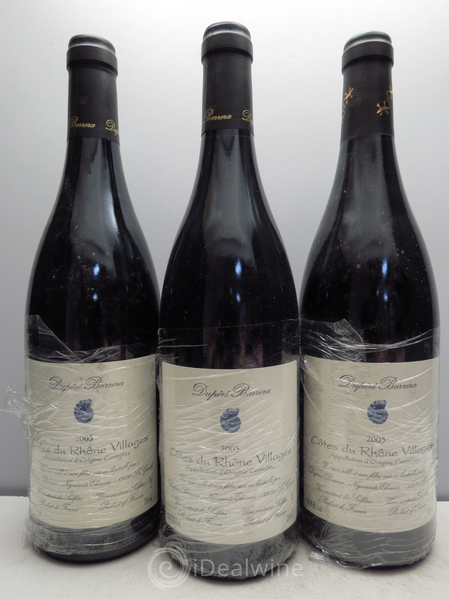 Côtes-du-Rhône Dupéré Barrera 2005 - Posten von 3 Flaschen - 0