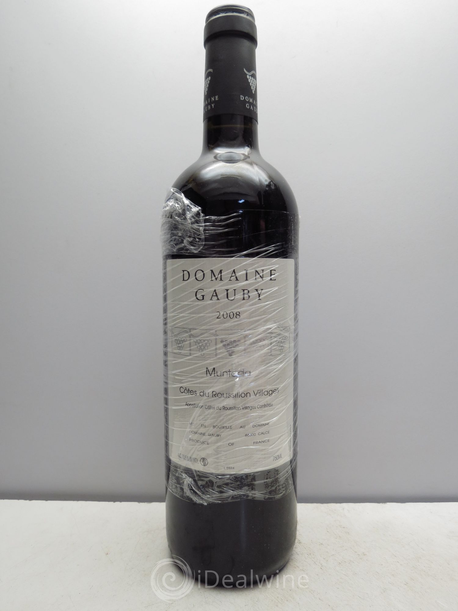 Côtes Catalanes (anciennement Côtes du Roussillon Villages) La Muntada Gauby (Domaine) 2008 - Lot de 1 bouteille - 0