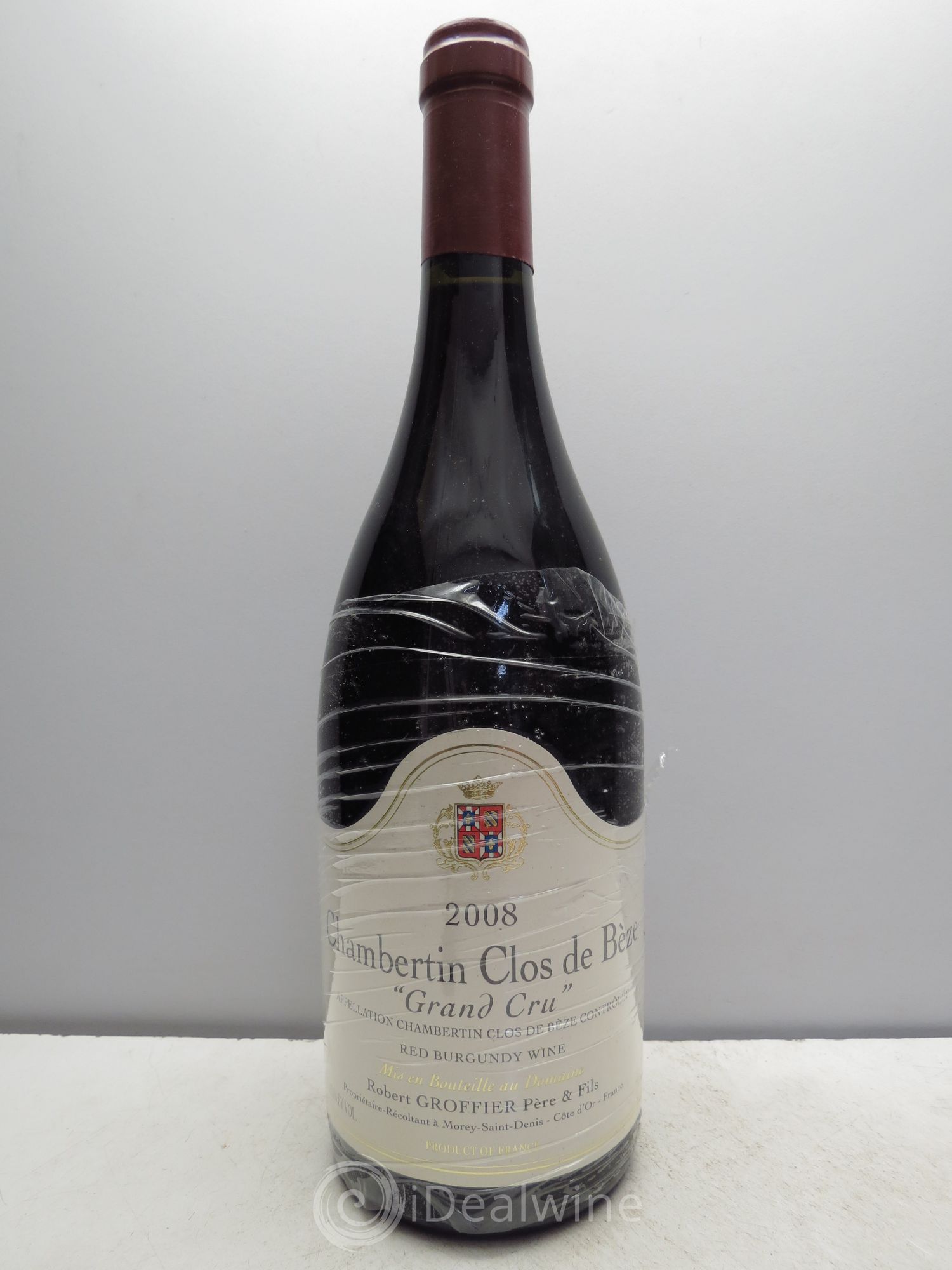 Chambertin Clos de Bèze Grand Cru Robert Groffier Père & Fils (Domaine) 2008 - Lot de 1 bouteille - 0