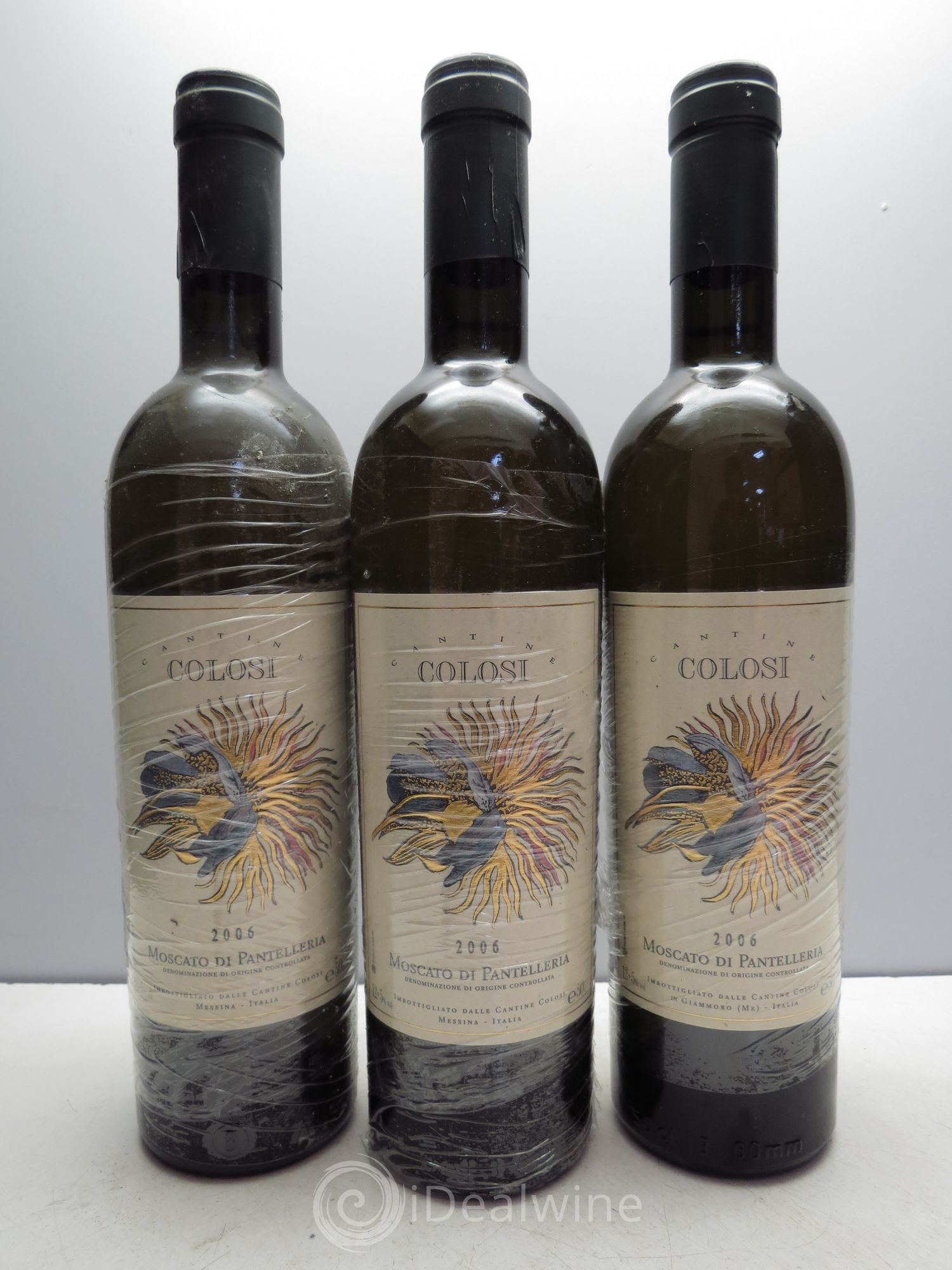 Italie Cantine Colosi Moscato di Pantelleria (50cl) 2006 - Posten von 3 Flaschen - 0