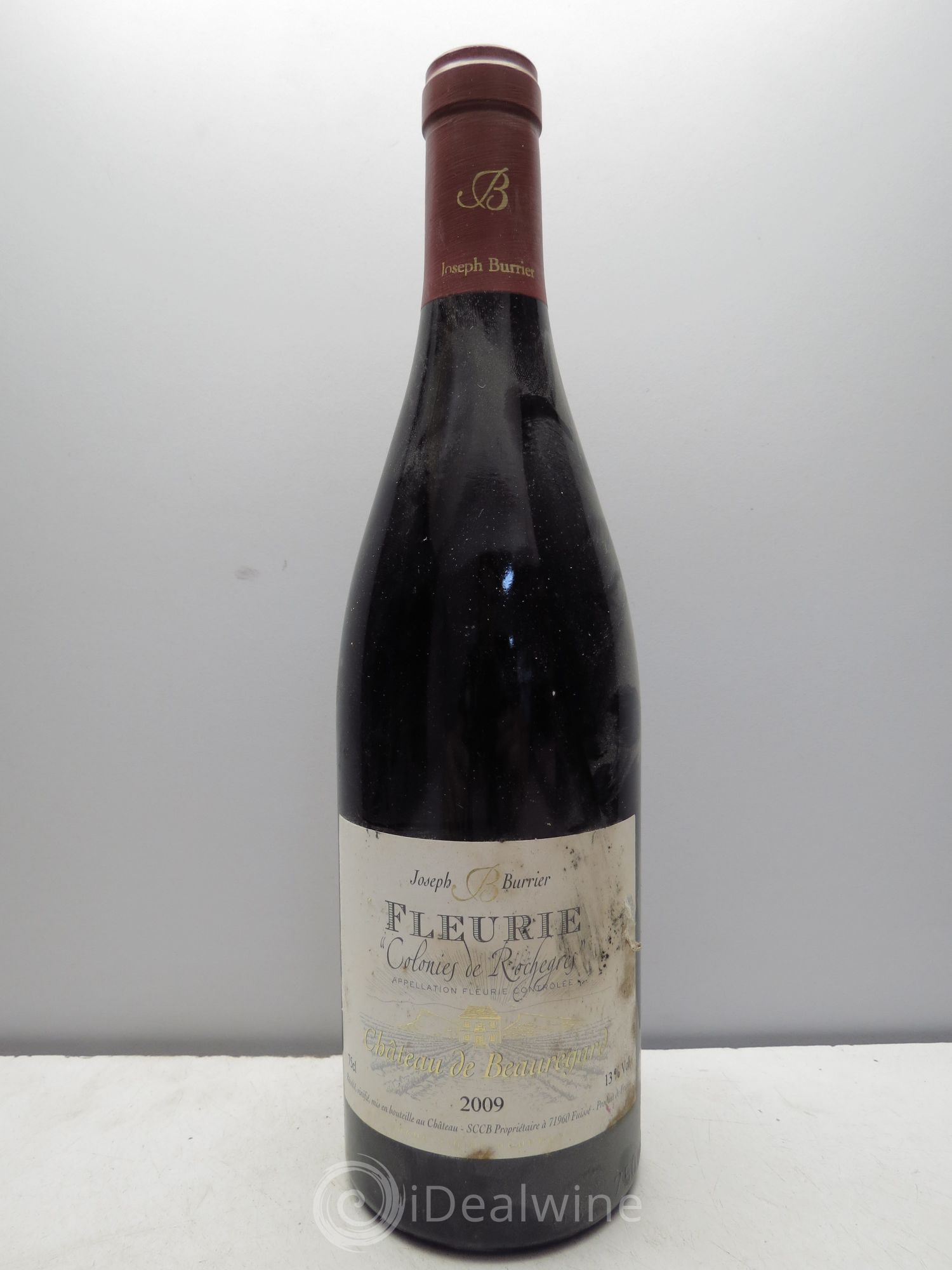 Fleurie Château de Beauregard Joseph Burrier Colonie de Rochegres 2009 - Lot de 1 bouteille - 0