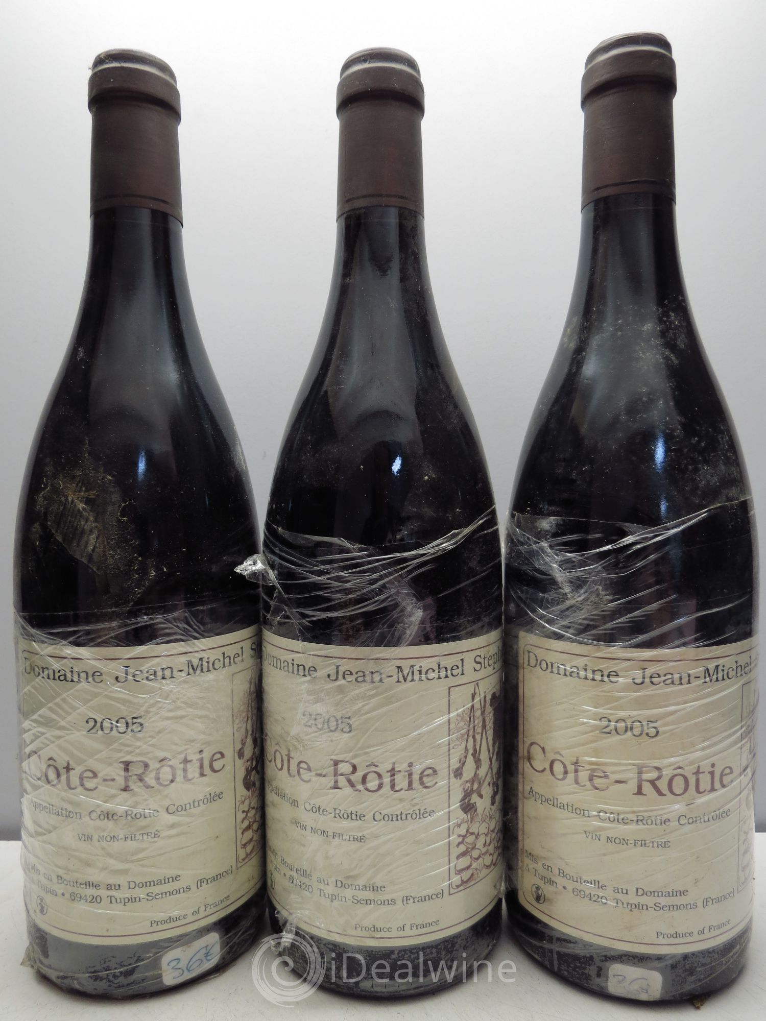 Côte-Rôtie Jean-Michel Stephan 2005 - Lot de 3 bouteilles - 0