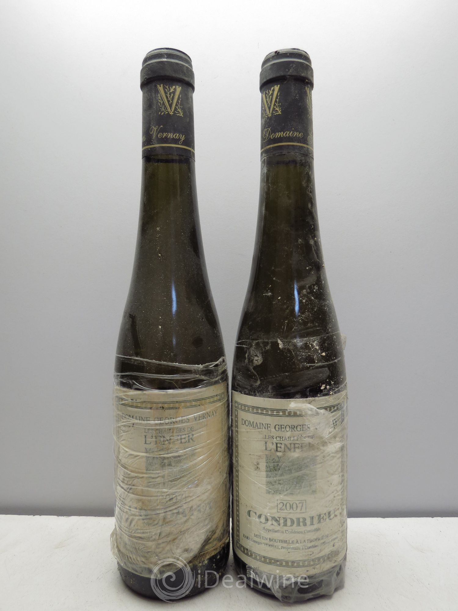 Condrieu Les Chaillées de l'Enfer Georges Vernay 2007 - Lot de 2 demi bouteilles - 0