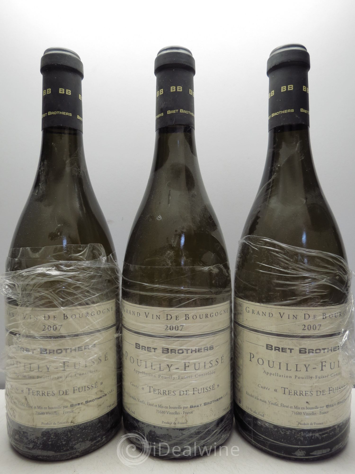 Pouilly-Fuissé Terres de Fuissé Bret Brothers 2007 - Posten von 3 Flaschen - 0