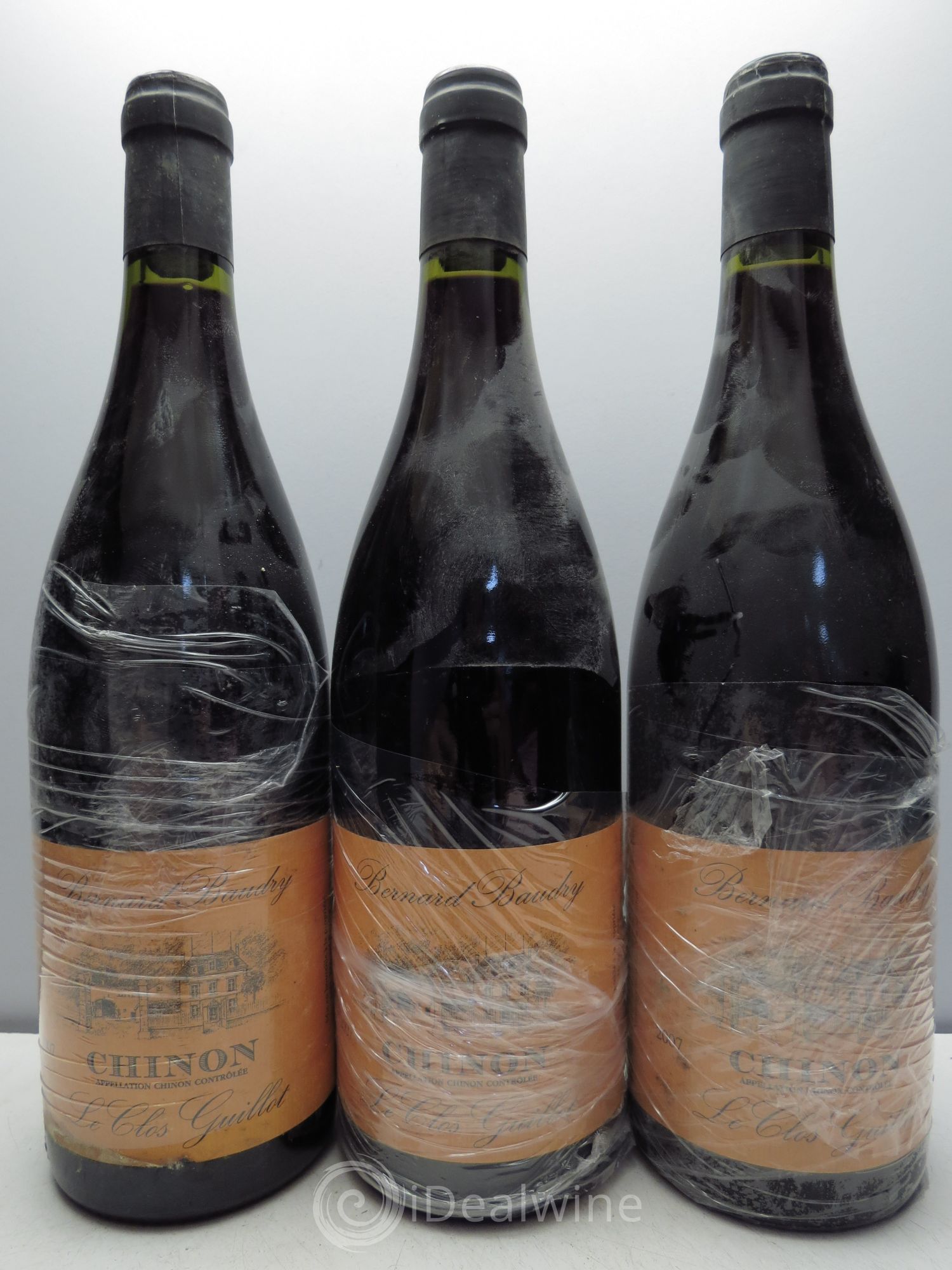 Chinon Le Clos Guillot Bernard Baudry 2007 - Lot de 3 bouteilles - 0