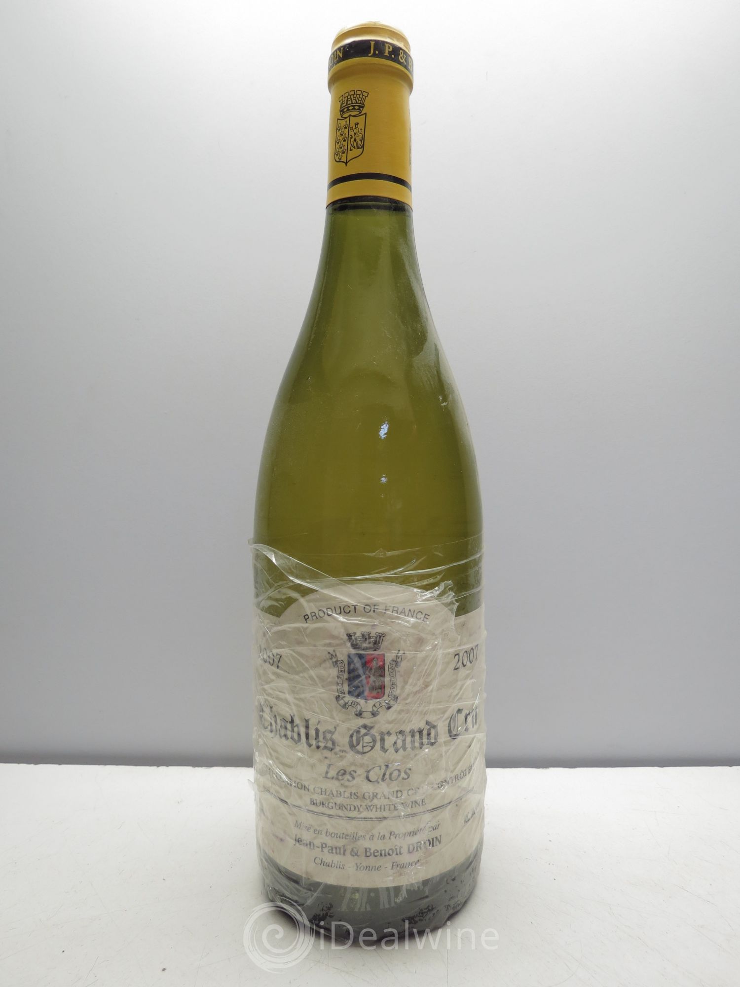 Chablis Grand Cru Les Clos Jean-Paul & Benoît Droin (Domaine) 2007 - Lot de 1 bouteille - 0
