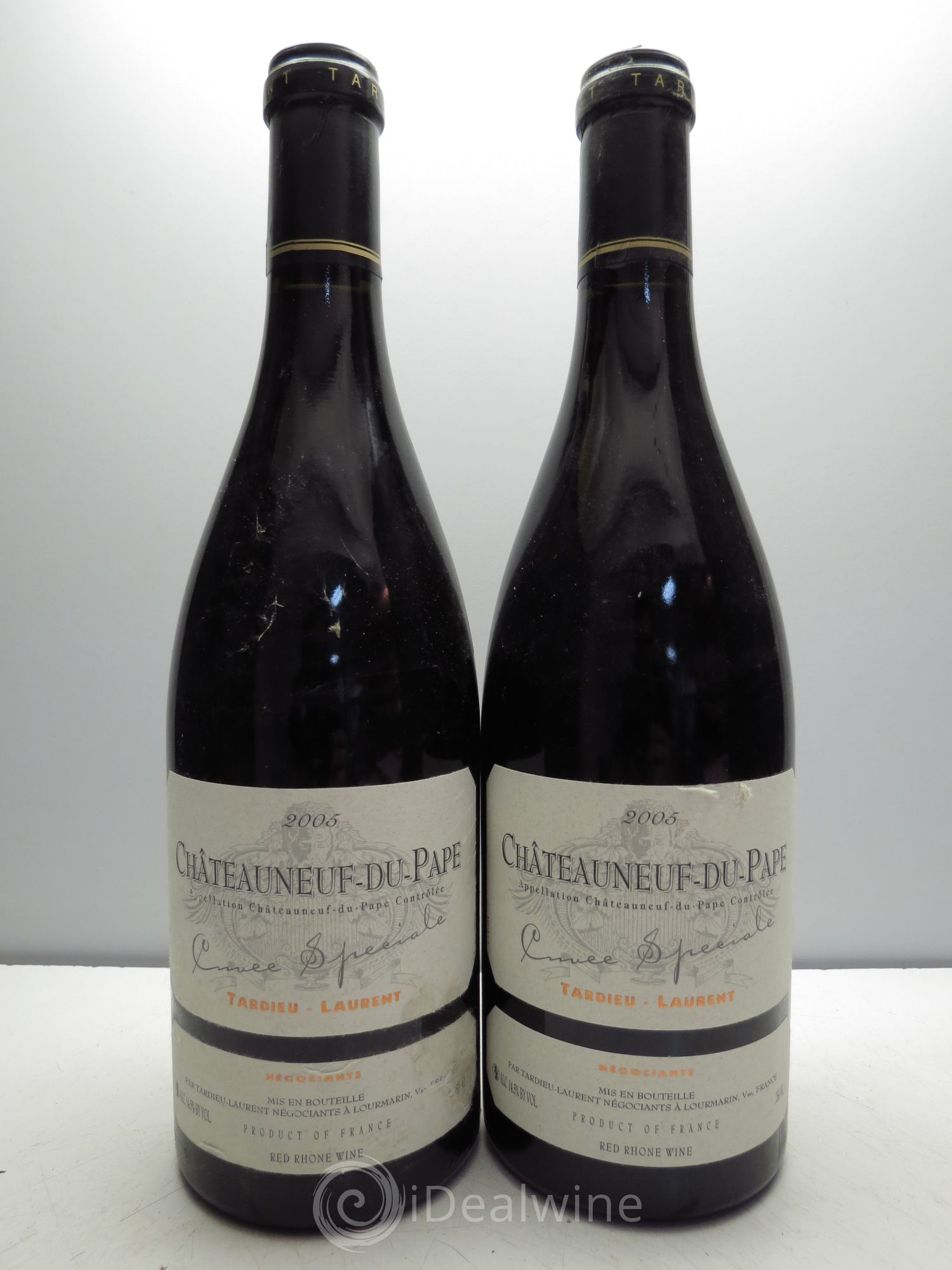 Châteauneuf-du-Pape Tardieu-Laurent Cuvée spéciale Famille Tardieu 2005 - Lot de 2 bouteilles - 0