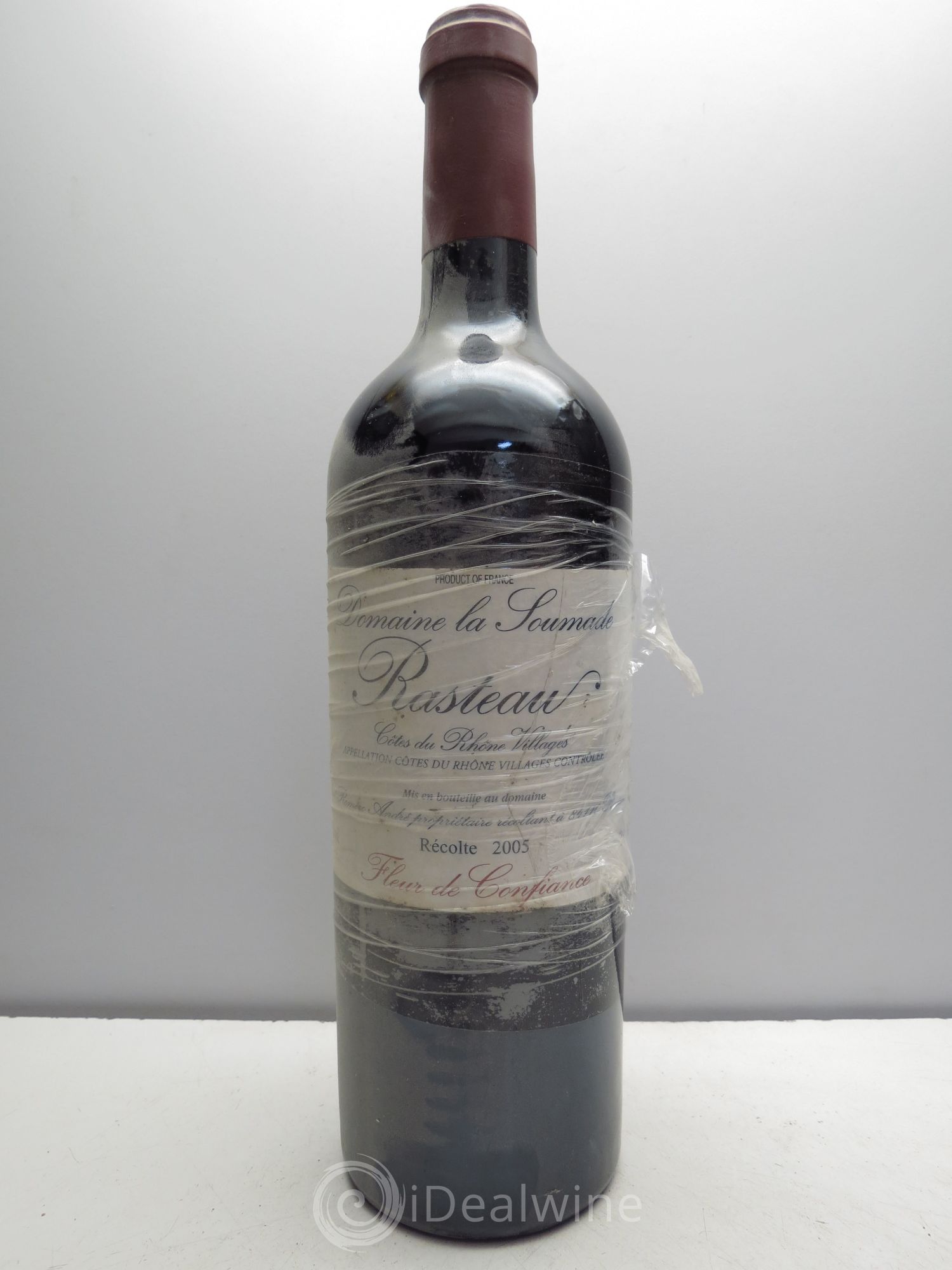 Rasteau Fleur de confiance La Soumade (Domaine) 2005 - Lot de 1 bouteille - 0