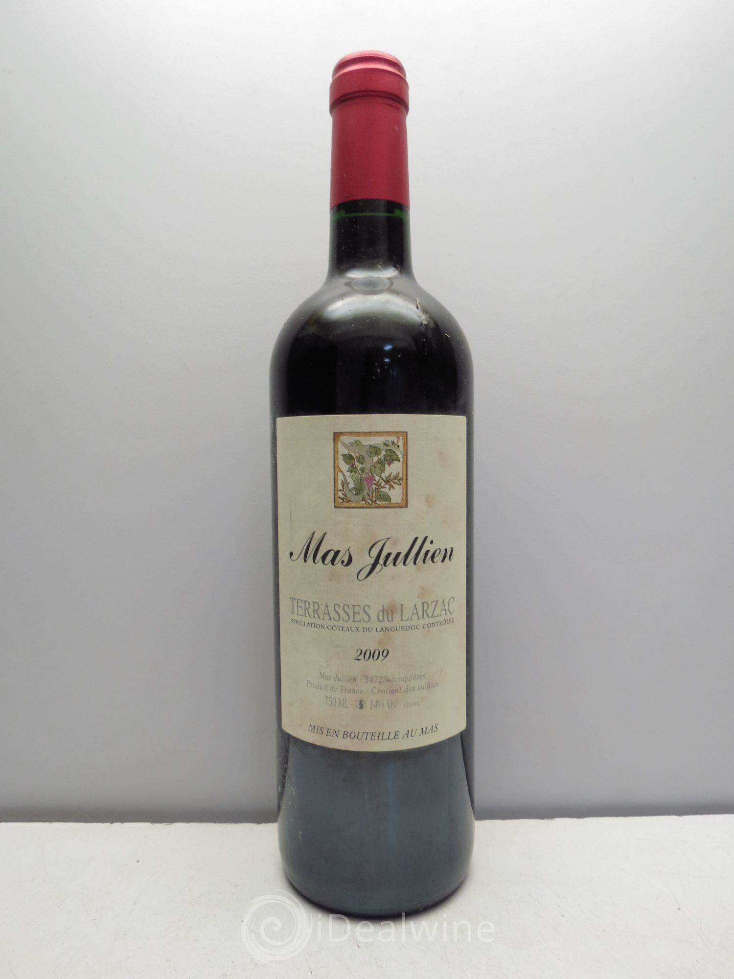 Terrasses du Larzac Mas Jullien Olivier Jullien 2009 - Lot de 1 bouteille - 0